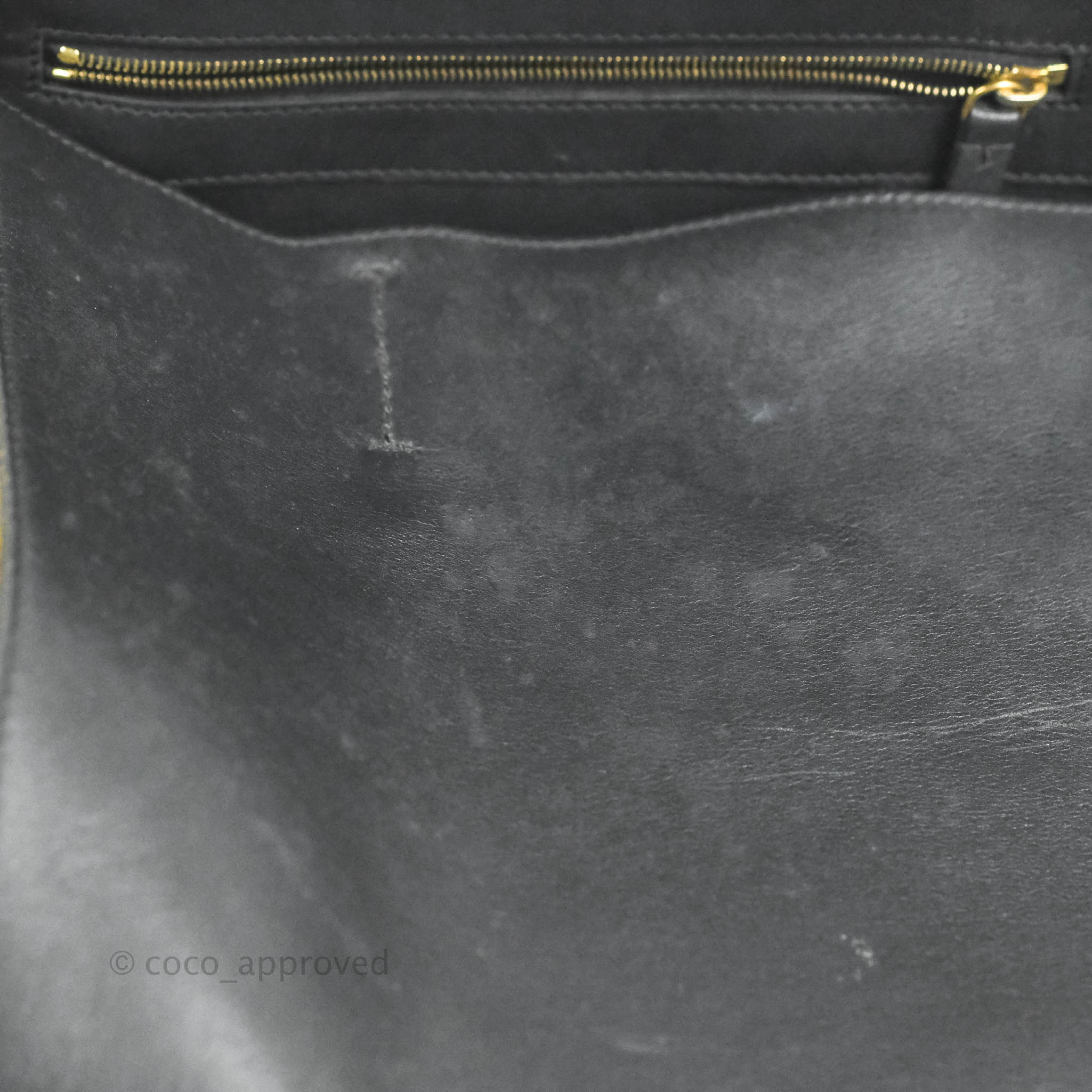 Celine Large Cabas Phantom Tote Bag in Brown Suede & Black Calfskin Leather - Perfect for Work, Travel & Everyday Luxury