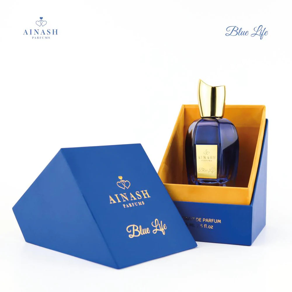 Ainash Blue Life 2.5 oz Eau de Parfum Unisex Fragrance for Men & Women - Perfect for Daily Wear, Office & Special Occasions