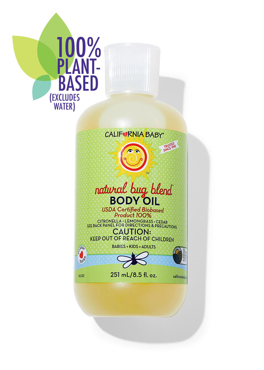 Natural Bug Blend™ Body Oil - Organic Insect Repellent & Moisturizing Skin Care for Outdoor Activities, Camping & Hiking