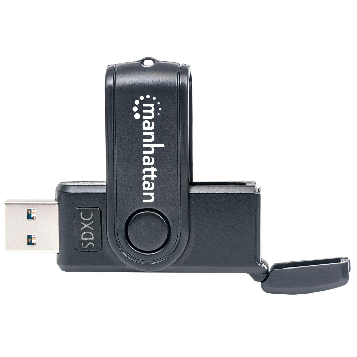 Mini Multi Card Reader/Writer - USB 3.0 Portable Memory Card Adapter for SD/TF/CF/MS - Compatible with PC, Mac, Laptop - Perfect for Photographers, Travelers & Data Transfer