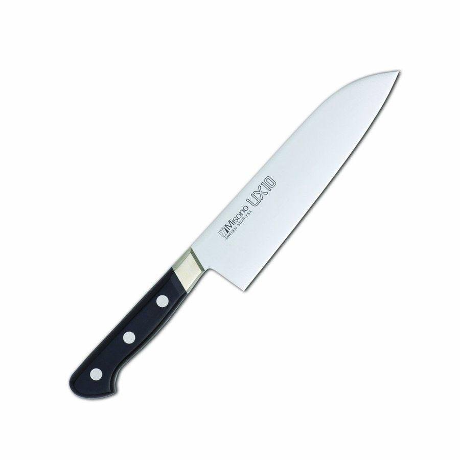 Misono UX10 180mm Santoku Knife - Premium Japanese Stainless Steel Kitchen Knife for Professional Chefs & Home Cooking - Perfect for Slicing, Dicing & Chopping Vegetables, Meat & Fish