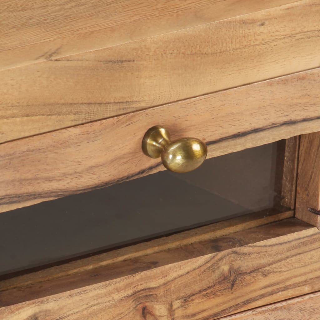 Farmhouse TV Stand with Storage - 43.3