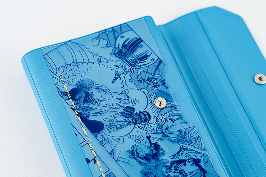 Hobonichi Techo 2025 ONE PIECE A6 Planner Cover - Banquet Blue Edition | Original Size Japanese Diary Cover for Anime Fans | Perfect for Daily Planning, Journaling & Gift Giving
