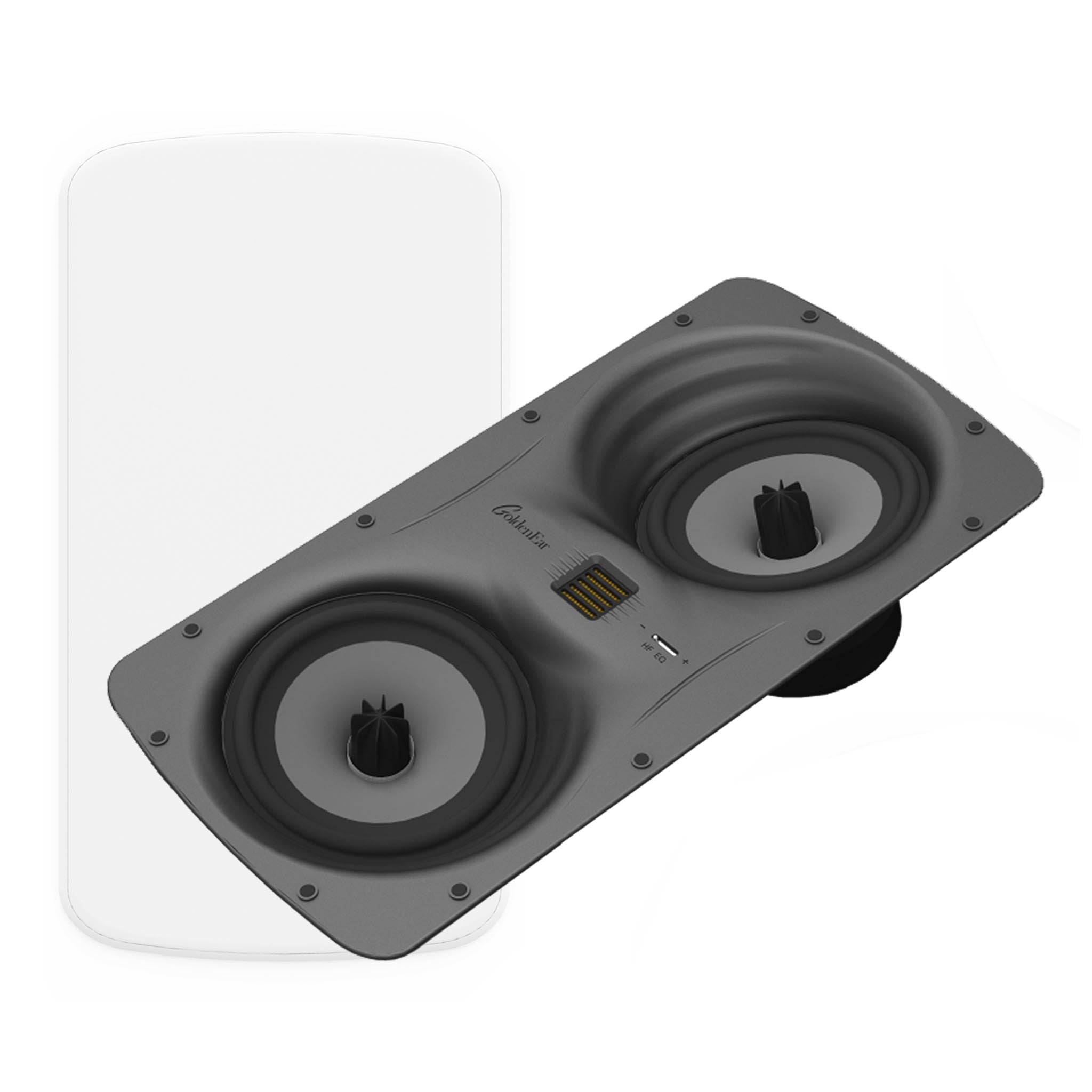 GoldenEar Invisa MPX MultiPolar In-Wall & In-Ceiling Speaker - High Performance Home Theater Audio System - Perfect for Living Rooms, Home Cinemas and Multi-Room Installations