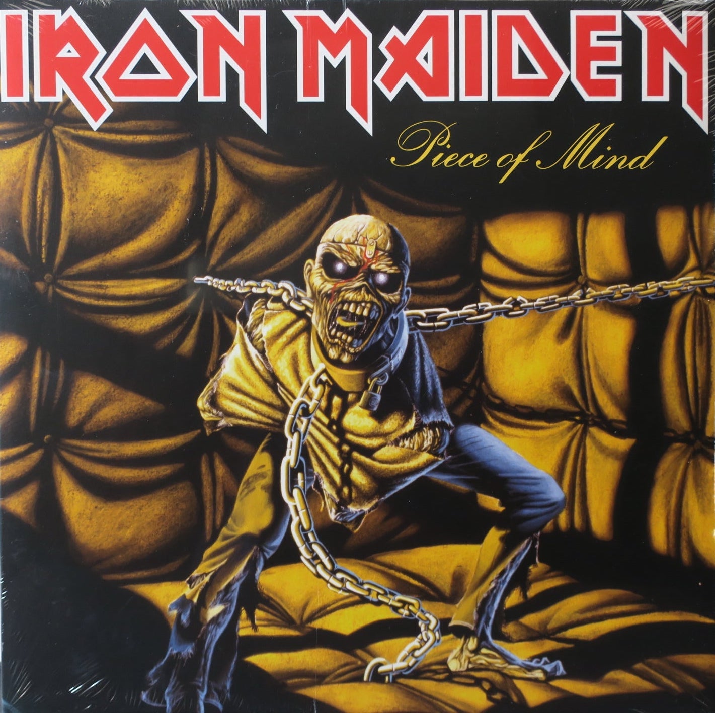 Iron Maiden 'Piece Of Mind' Vinyl LP Record - Heavy Metal Music Album for Collectors & Audiophiles - Perfect for Home Listening & Music Enthusiasts