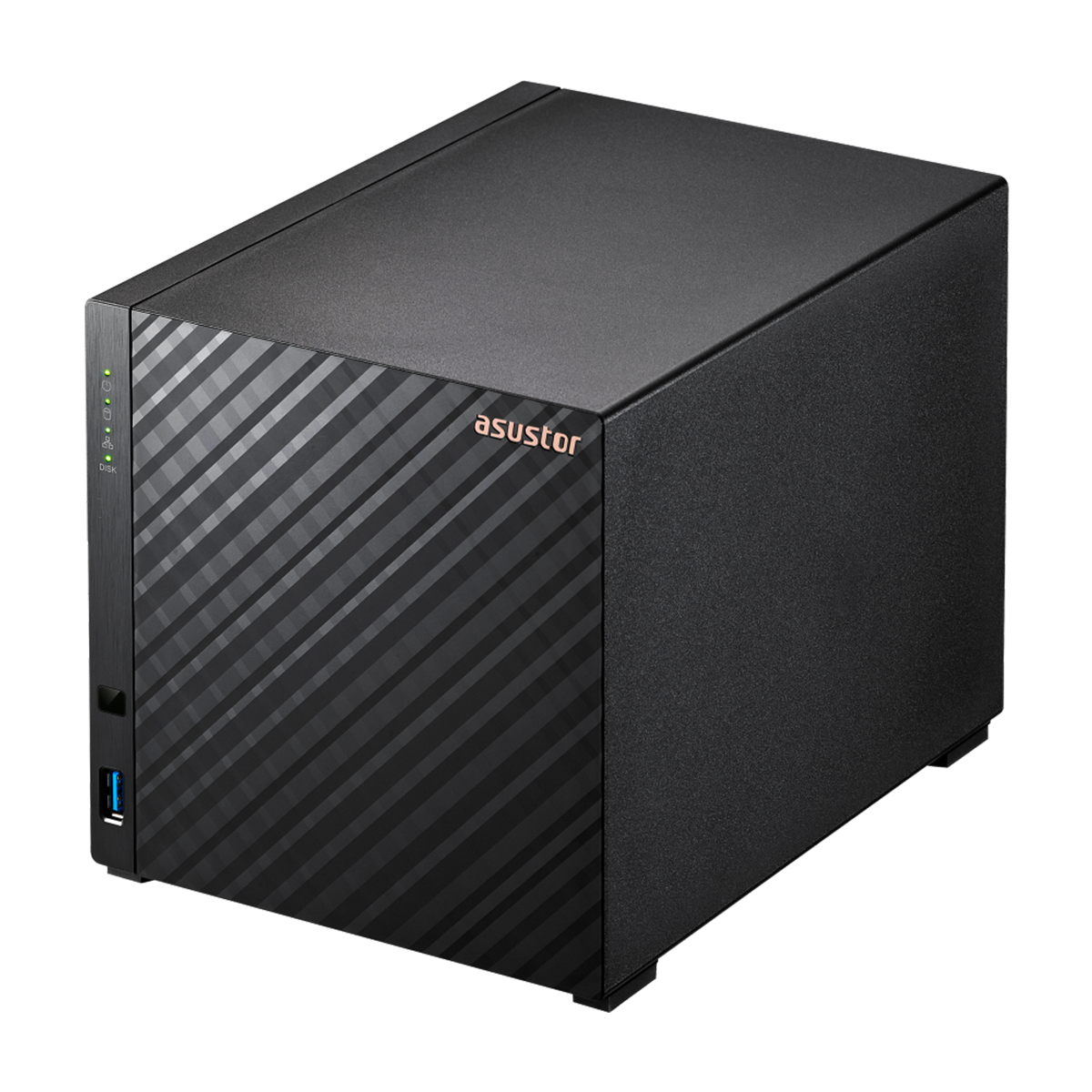 ASUSTOR Drivestor 4 AS1104T 4-Bay NAS Network Attached Storage for Home & Office - Secure Data Backup, Media Streaming & File Sharing Solution
