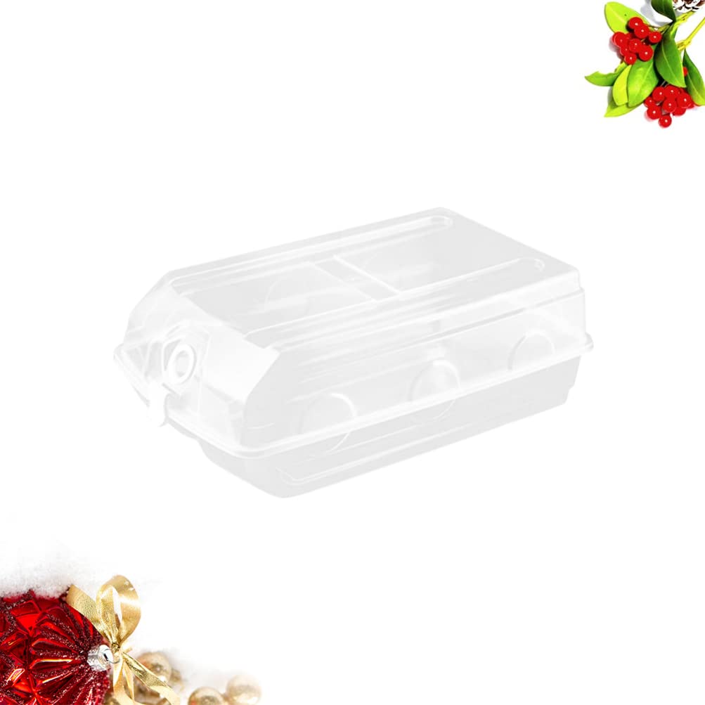 Stackable Clear Shoe Storage Bins with Lids - Foldable Clamshell Design for Organizing Shoes, Toys & Home Essentials | Large White Storage Baskets for Closet, Nursery & Garage Organization