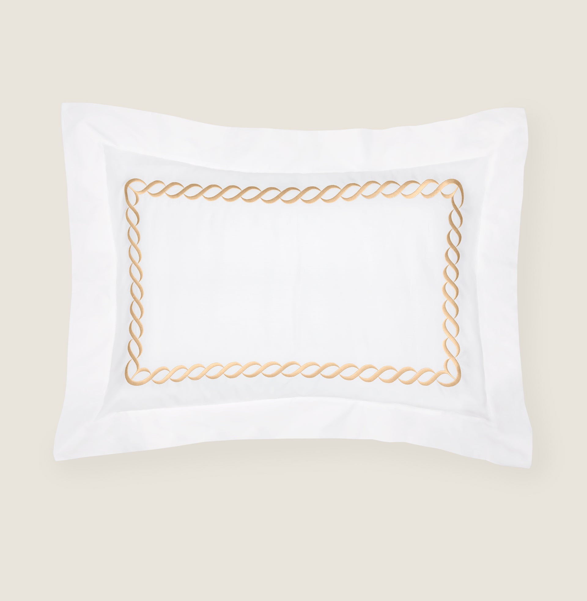 Modern Braided Sham Pillow Cover - Elegant Home Decor for Bedroom, Living Room & Sofa - Perfect for Farmhouse, Boho & Coastal Style Decorating