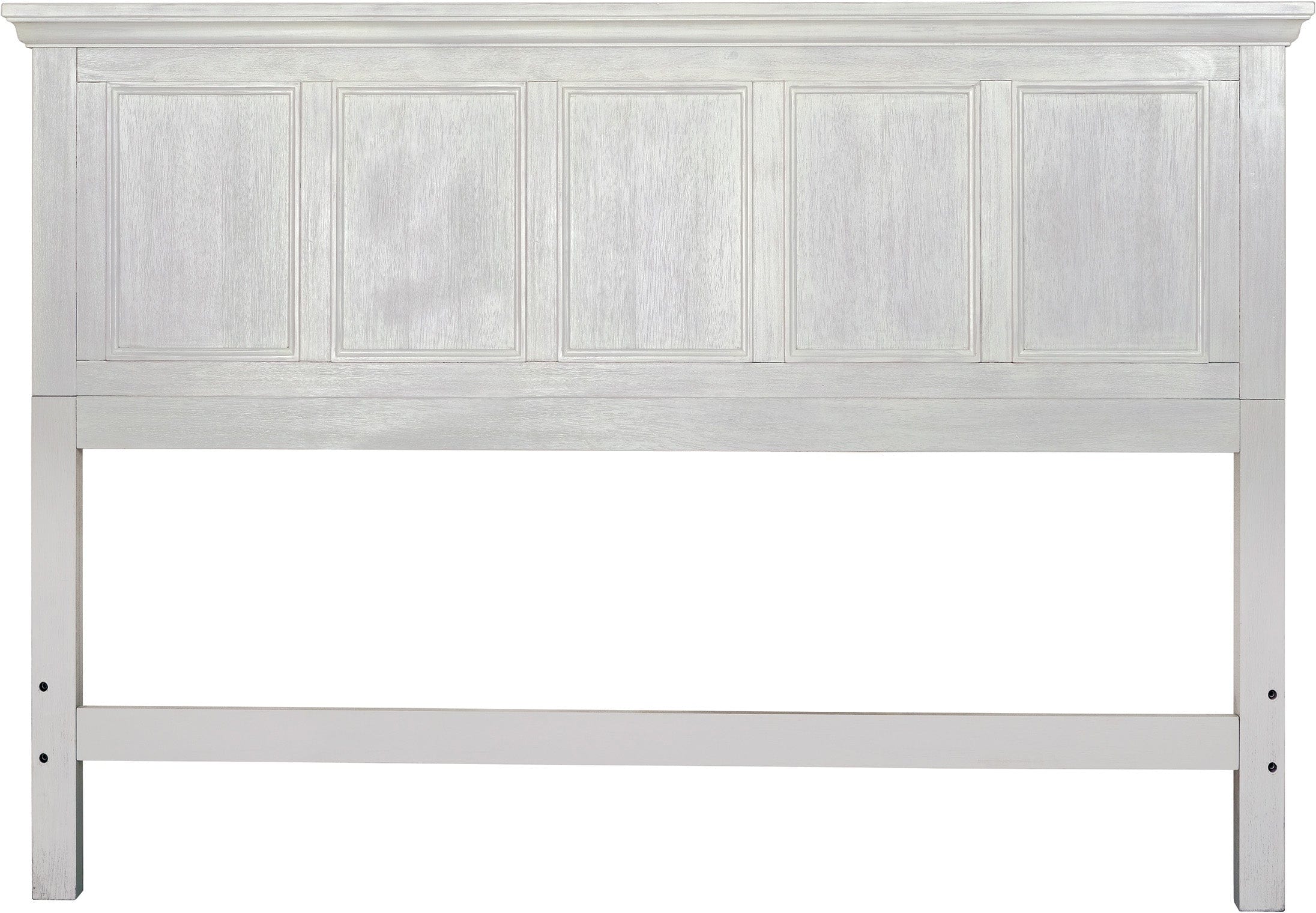 Office Star Farmhouse Basics King Bed Headboard [BP 4215 301W] - Rustic Wooden Headboard for Master Bedroom, Guest Room & Farmhouse Decor