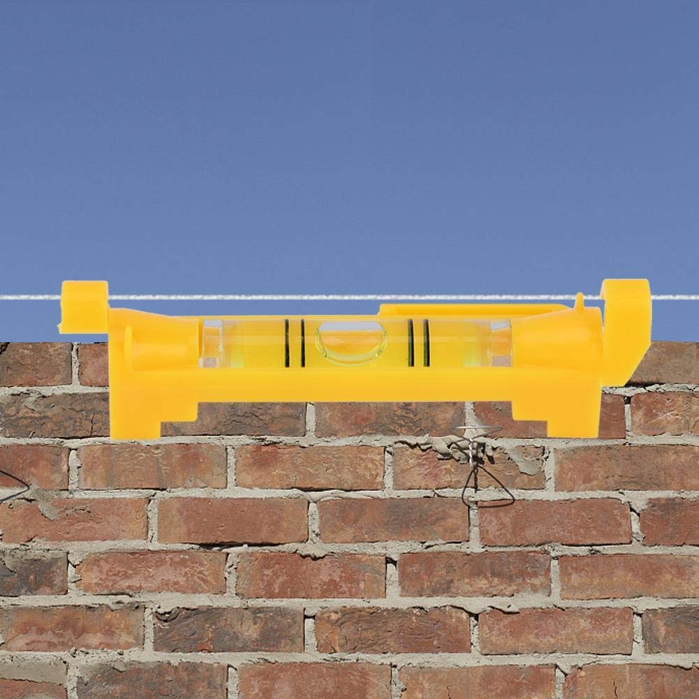 5-Pack Mini Brick Rope Bubble Level - String Line Level with Hanging Spirit Leveler for Masonry, Construction & DIY Projects (Perfect for Bricklaying, Tile Alignment & Wall Leveling)