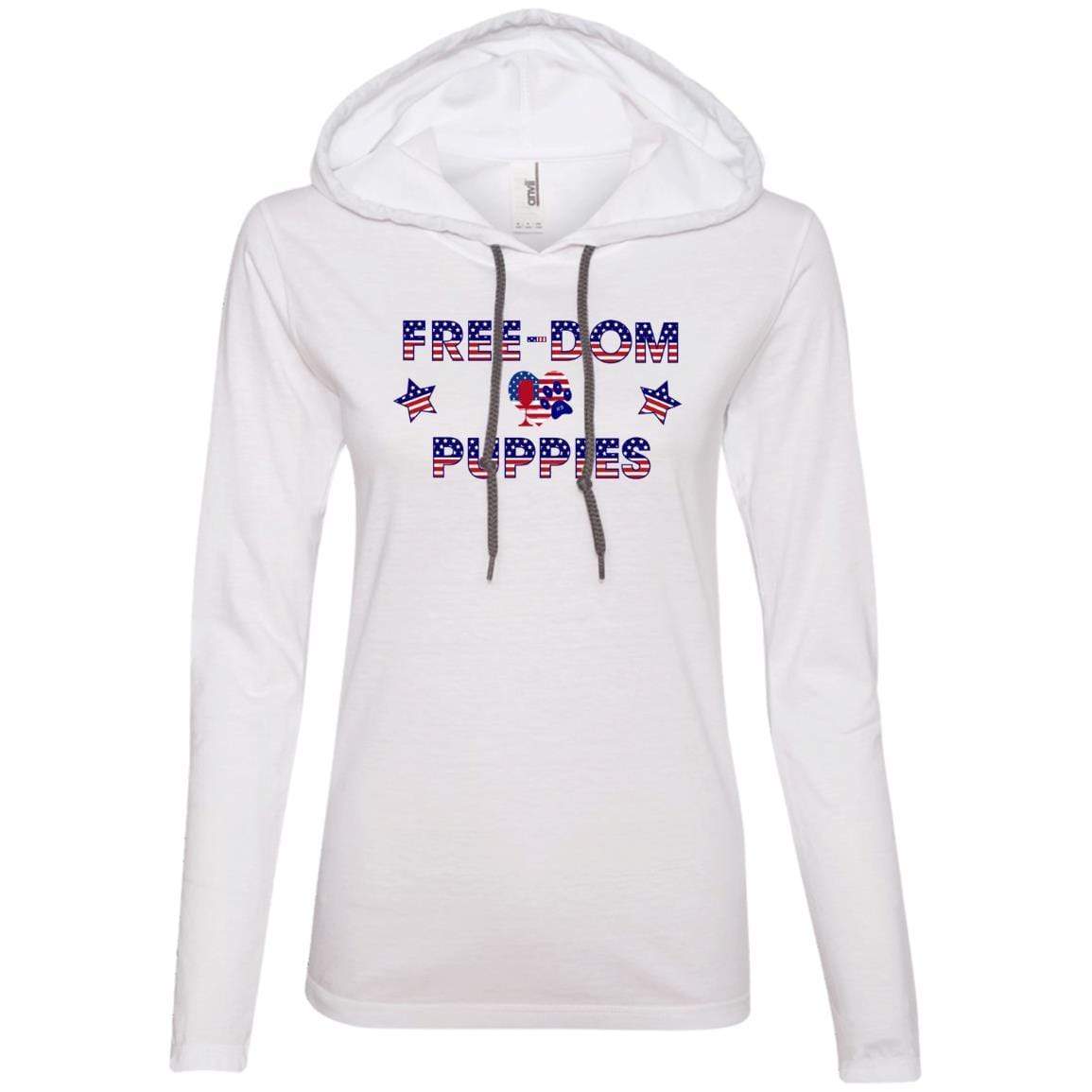 WineyBitches.Co Free Dom Puppies Women's Long Sleeve T-Shirt & Hoodie - Perfect for Casual Wear, Dog Lovers, and Wine Tasting Events