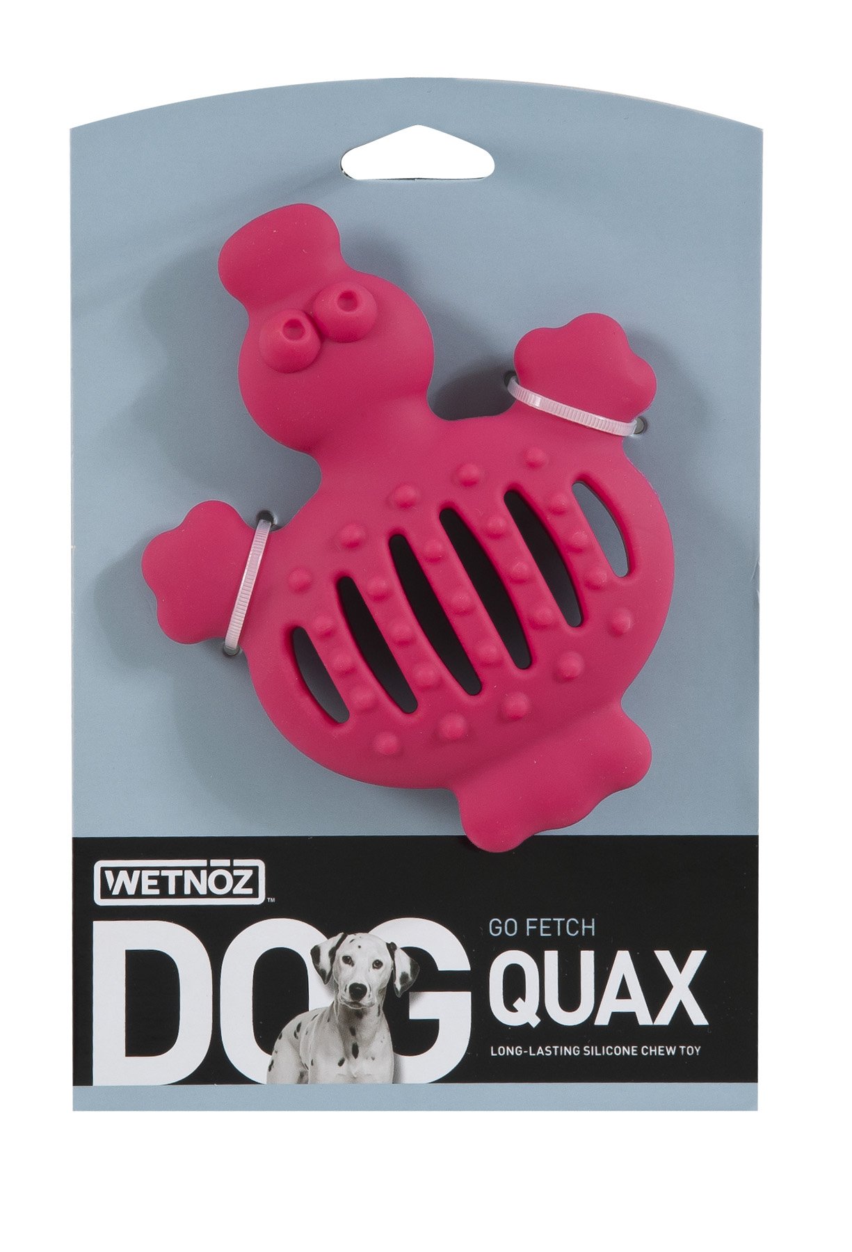 Wetnoz 30931 Quax Pet Toy - Durable Chew-Resistant Hibiscus Flower Dog Toy for Small & Medium Breeds - Perfect for Playtime, Training & Dental Health