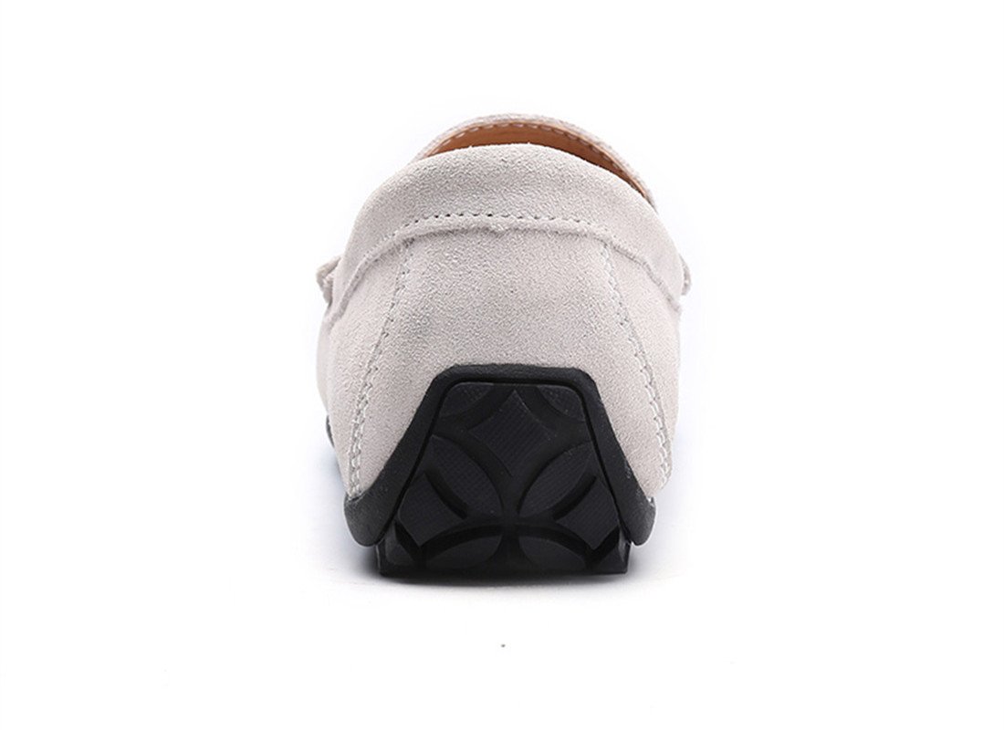 Stylish Men's Suede Leather Penny Loafers - Comfortable Slip-On Driving Moccasins & Boat Shoes for Casual Wear, Office, and Outdoor Activities