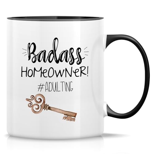 HWM003 - White Mug with Black Handle and Inner