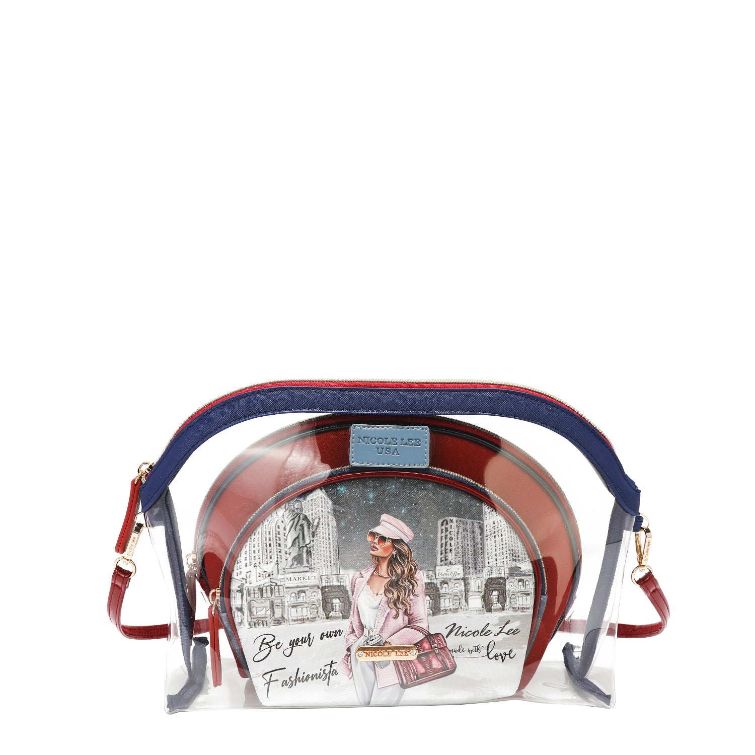 3 Piece Pouch Crossbody Bag Set - Stylish & Functional for Women - Perfect for Travel, Work & Everyday Use