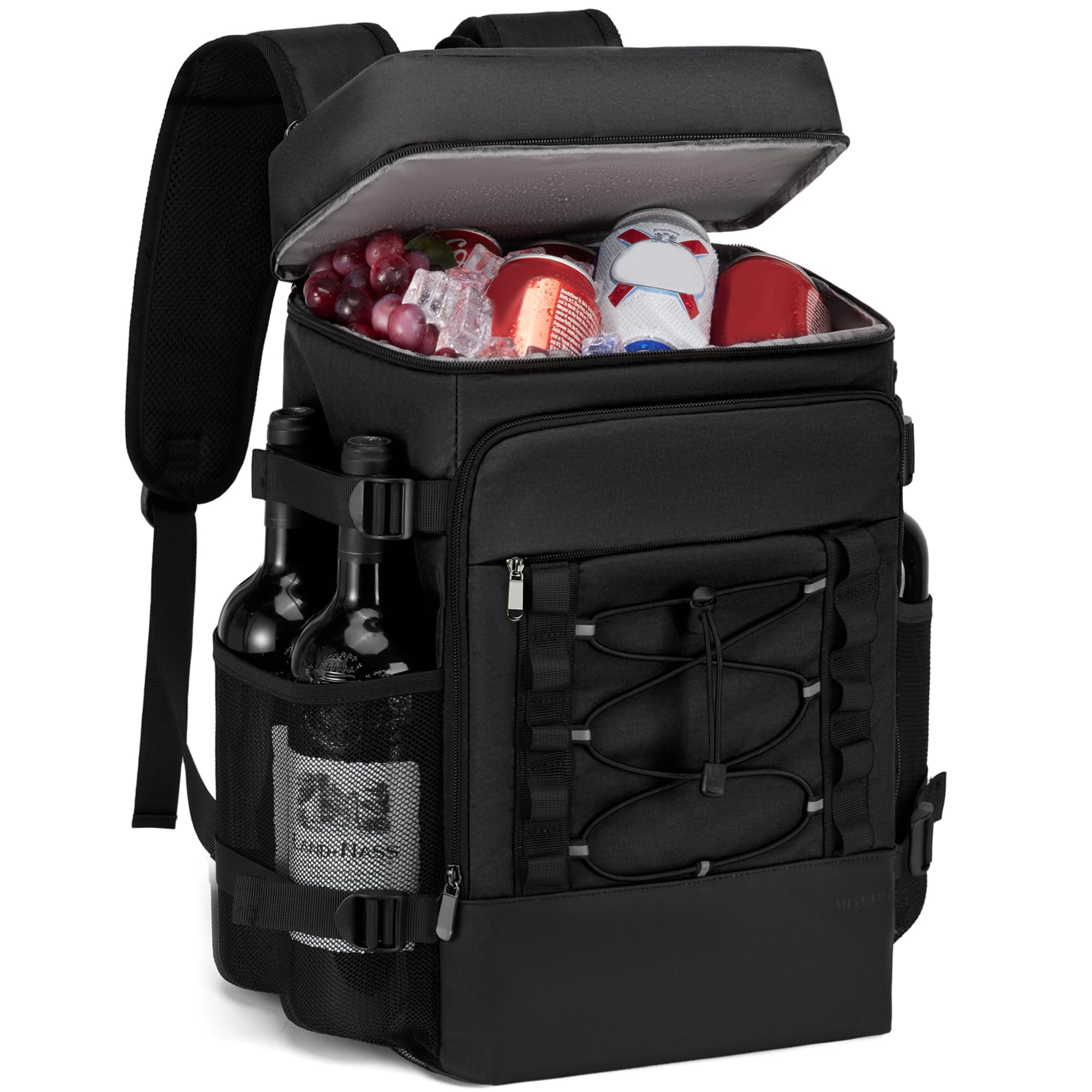 MIYCOO Insulated Cooler Backpack for Men & Women - 40 Can Capacity, 2 Leak-Proof Compartments - Perfect for Picnic, Lunch, Camping, Beach, Hiking & Outdoor Adventures