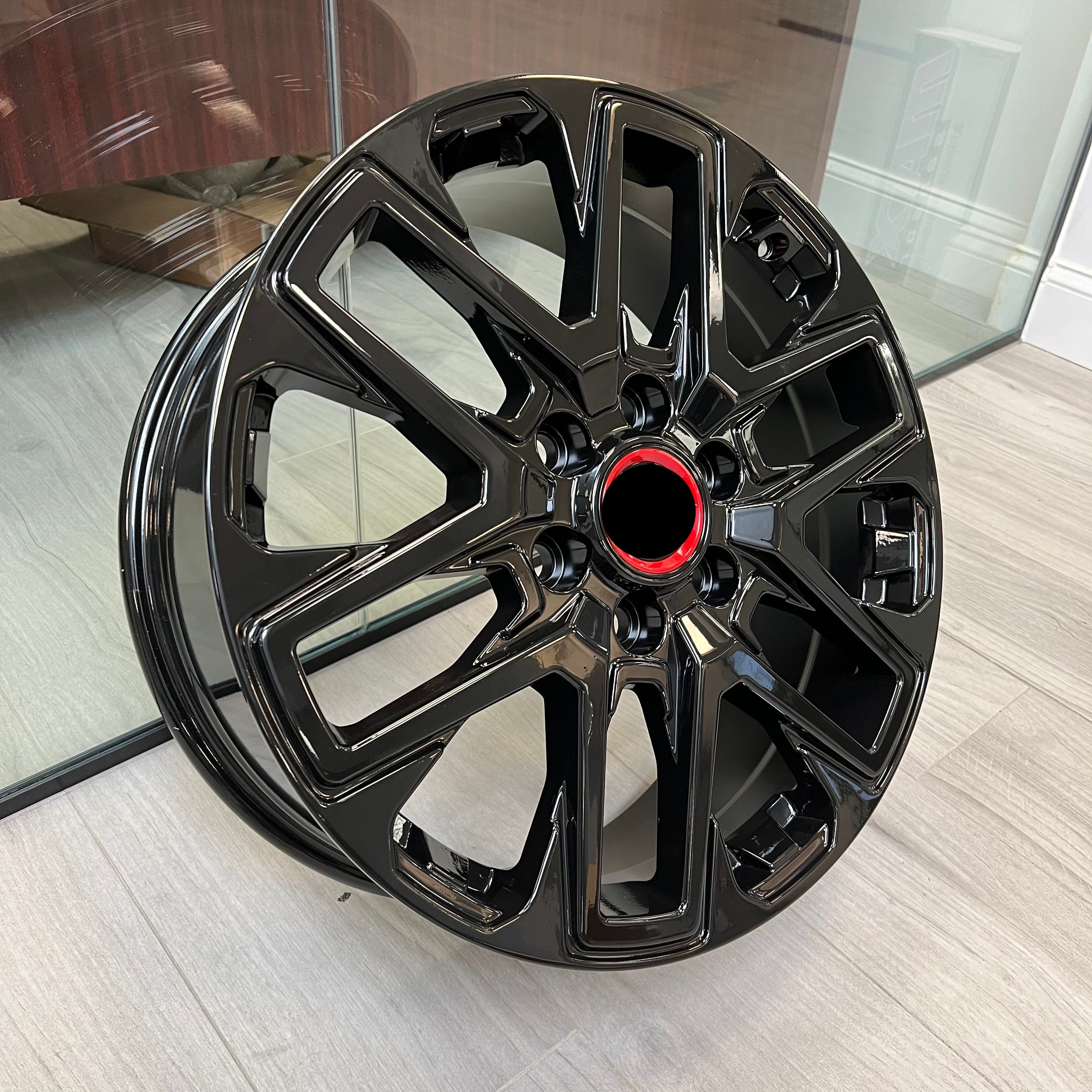 2023 Black Pro Style 18-Inch Wheels for Toyota Tundra & Sequoia - Off-Road, Street Performance, Custom Truck Upgrades