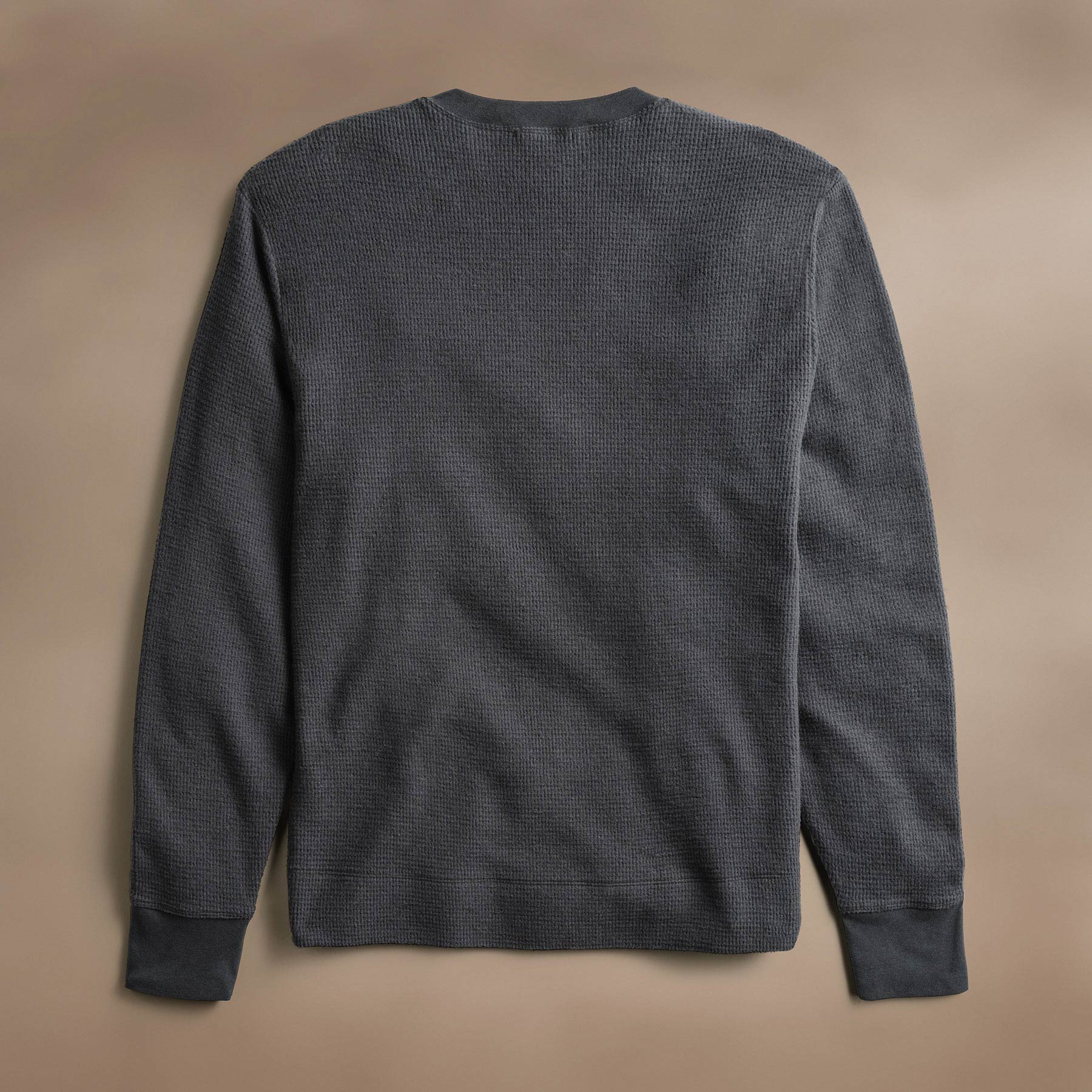 Brushed Thermal Crew Neck Sweatshirt for Men - Soft & Warm Winter Long Sleeve Shirt - Magma Color - Perfect for Outdoor Activities, Casual Wear & Layering