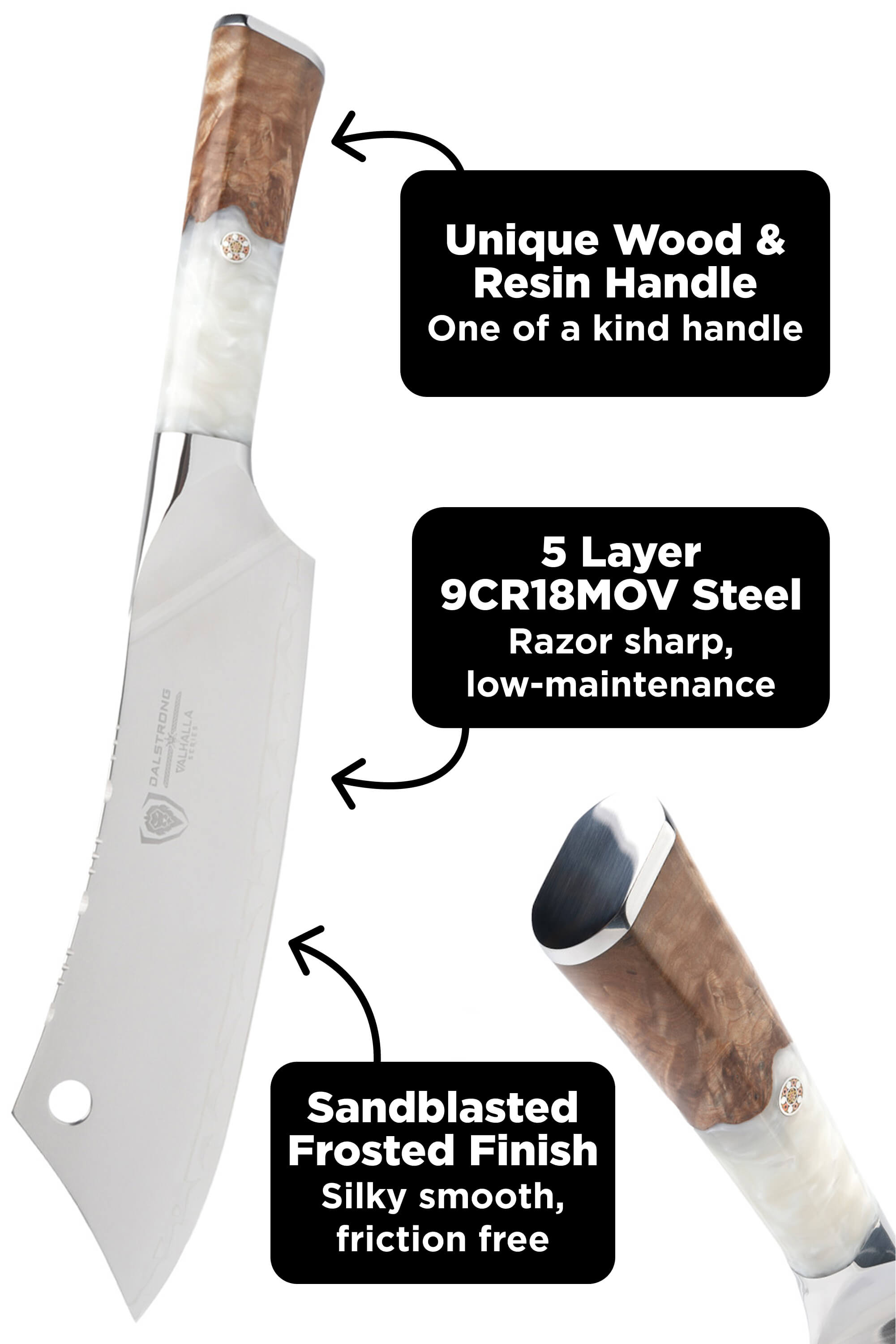 Dalstrong Valhalla Series Crixus Chef Knife 8