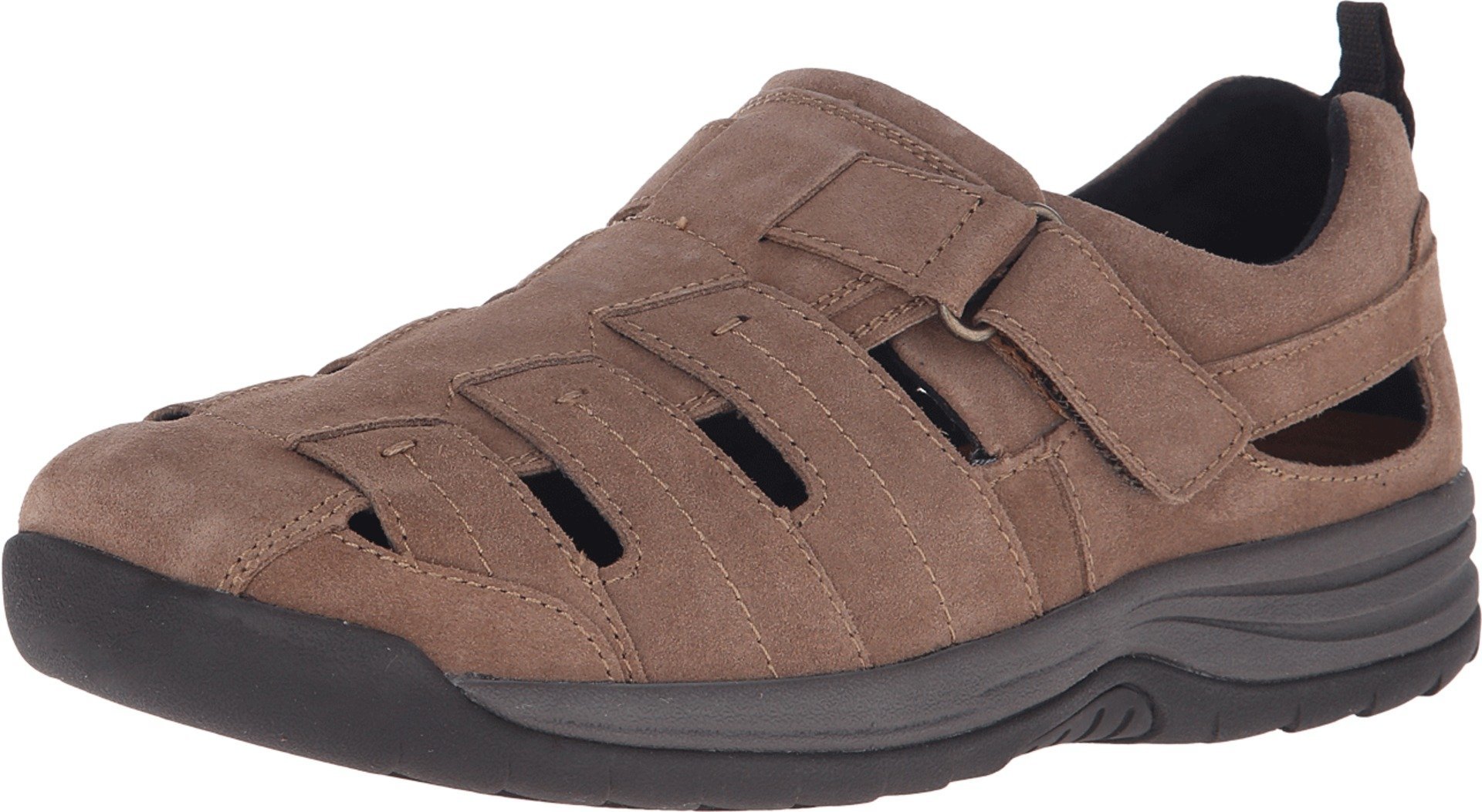 Drew Dublin Men's Comfortable Leather Sandals - Breathable Summer Outdoor Casual Shoes for Walking, Beach, and Travel