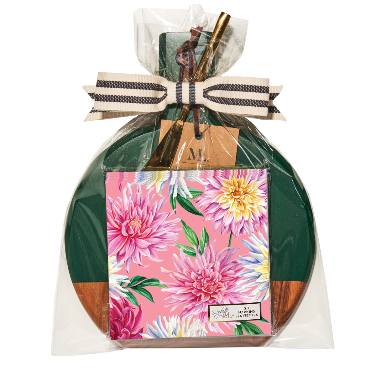 Dahlia Garden Gift Kit - 9.75 x 8 Inch Floral Board for DIY Crafts, Home Decor, and Wedding Favors | Perfect for Scrapbooking, Party Decorations & Thoughtful Presents