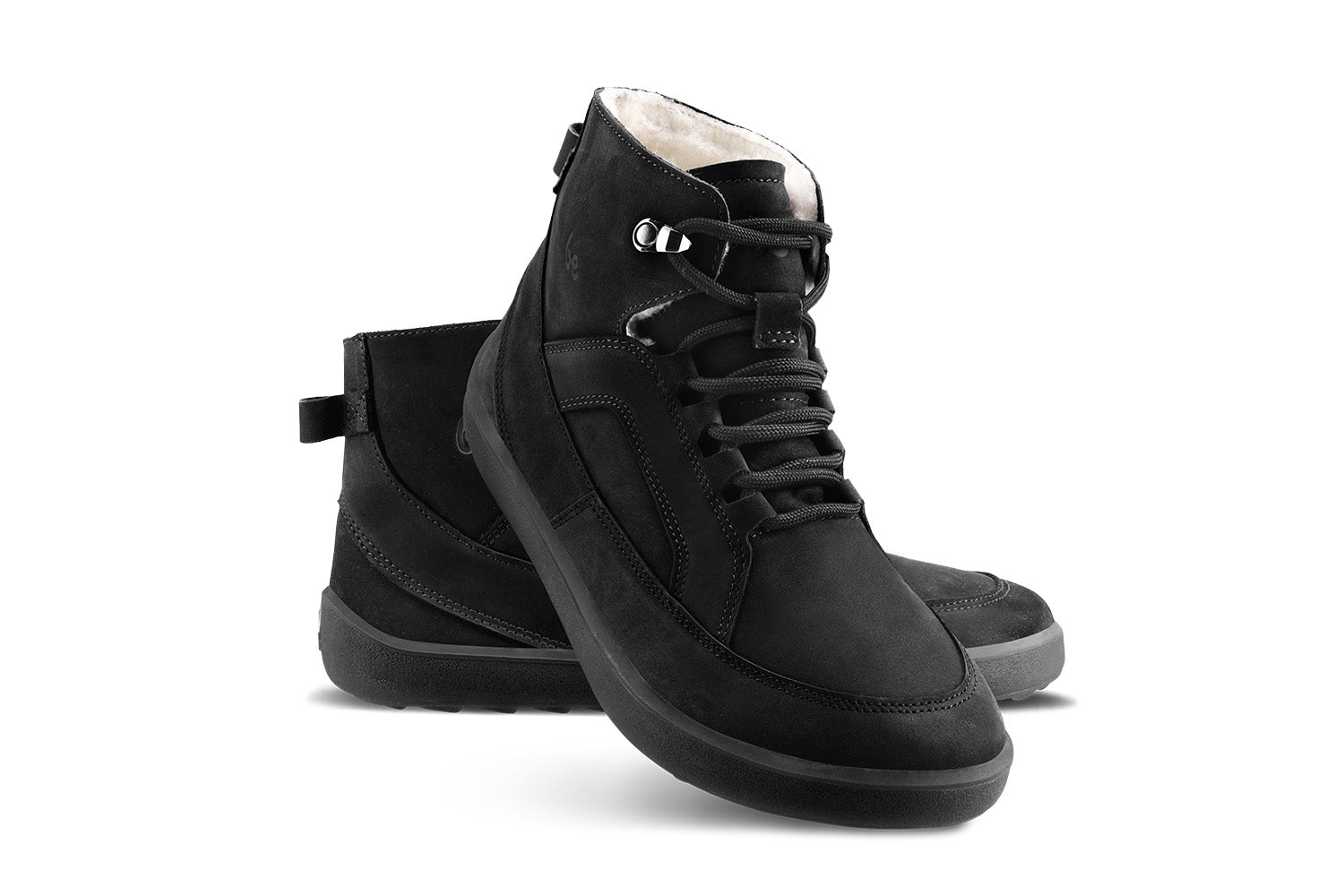 Barefoot Boots for Women & Men - Be Lenka York All Black | Minimalist Comfort Shoes for Walking, Hiking & Everyday Wear