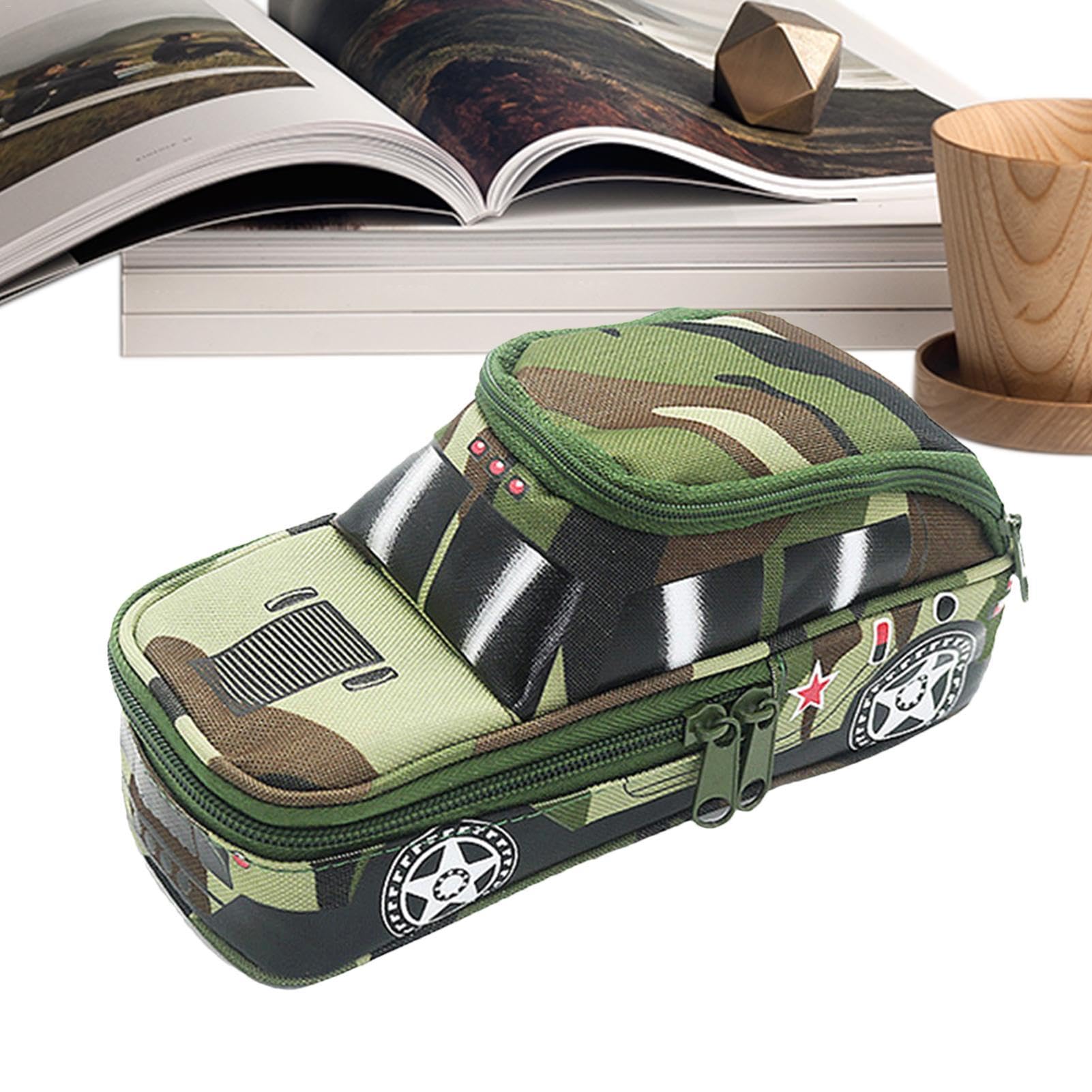 Cool Car-Shaped Pencil Case - Large Capacity Multipurpose Pen Pouch for School, Office & Travel | Stylish Organizer for Pens, Markers, Paper Clips & Art Supplies