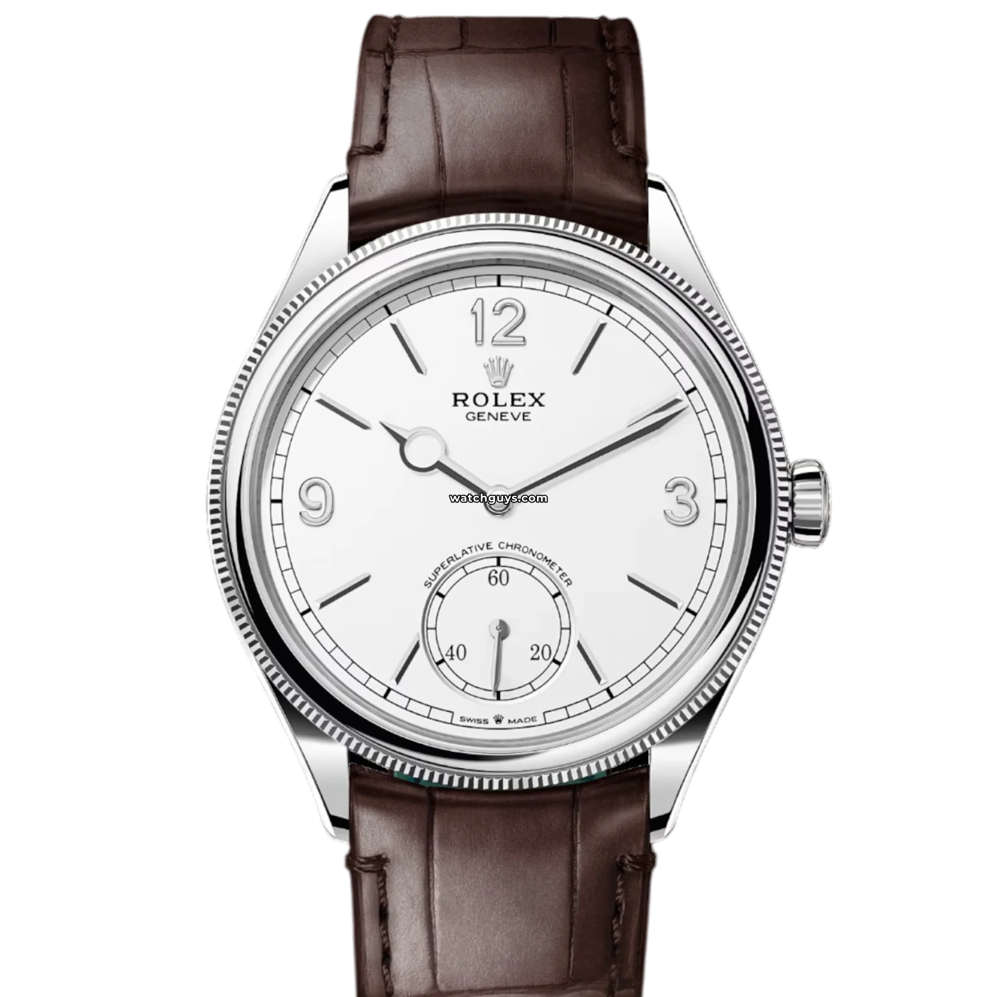 Rolex 1908 White Gold 52509 Watch - Luxury Swiss Automatic Timepiece for Men - Perfect for Business Meetings & Formal Events