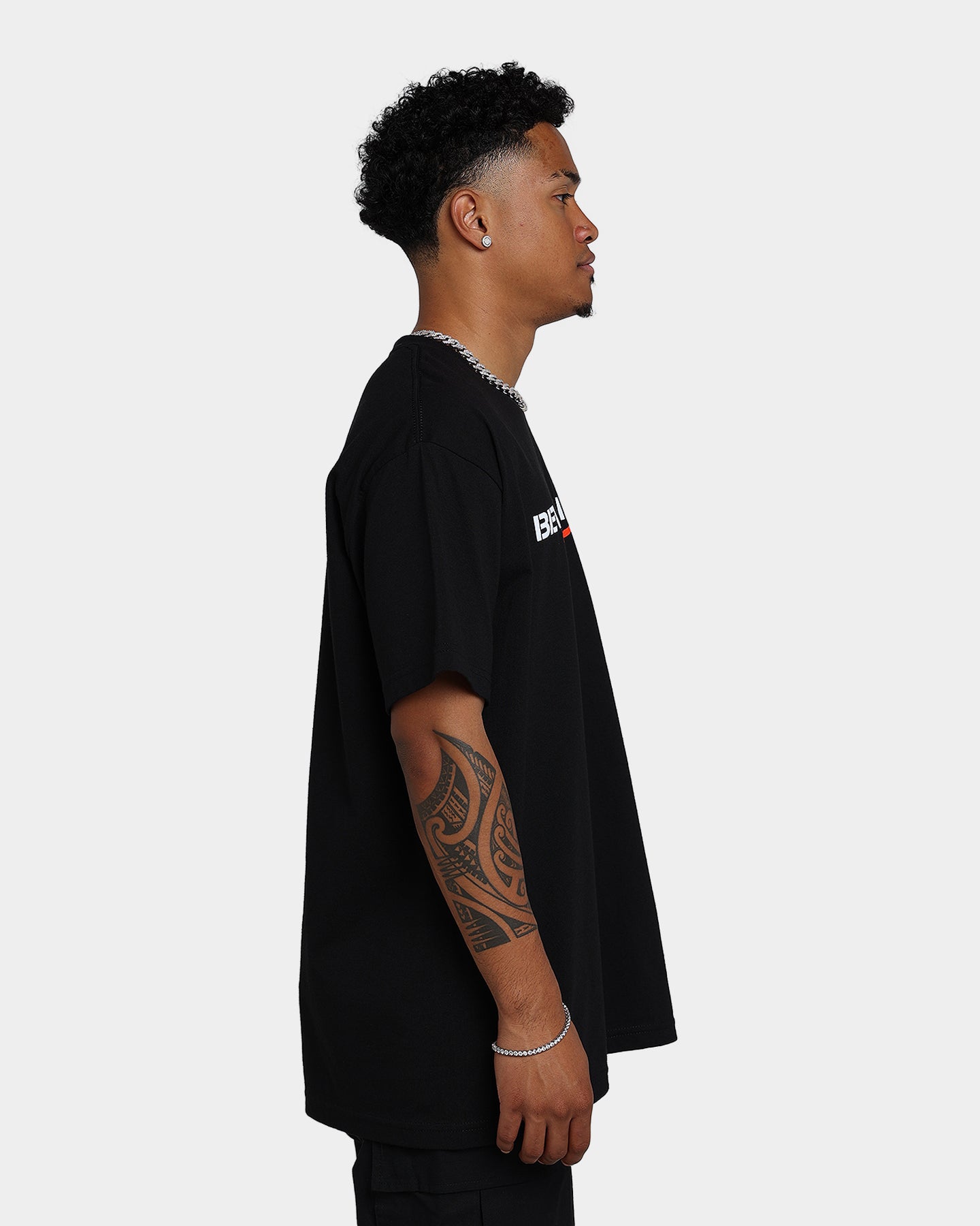 American Thrift Vintage Beverly Hills Cop BHC Logo T-Shirt - Black Cotton Tee for Men - Casual Wear & Movie Fan Gift