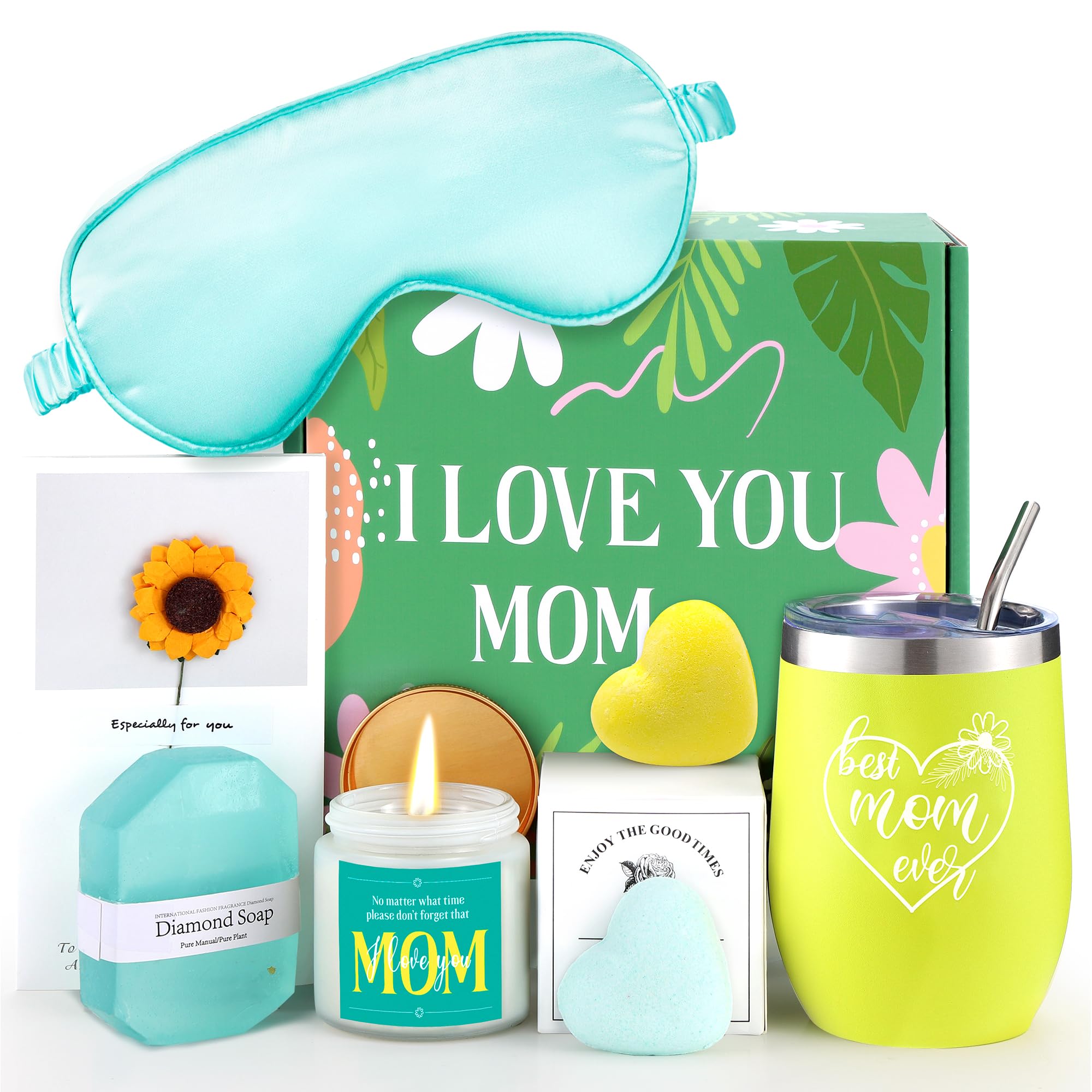 Thoughtful Gift Basket Set for Mom - Perfect Birthday, Mother's Day & New Mom Gifts from Daughter or Son | Great for Mother-in-Law & Step Mom | Ideal for Special Occasions, Holidays & Appreciation Moments