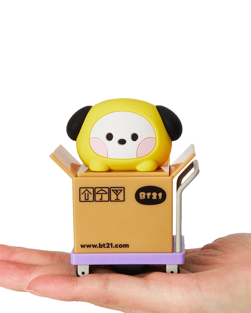BT21 CHIMMY Mini Privacy Rolling Stamp - Self-Inking Address Stamp for Mail, Envelopes & Packages - Perfect for Home & Office Use