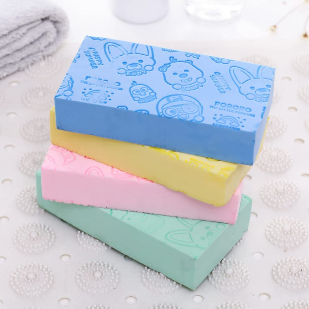 Ultra Soft Exfoliating Bath Sponge for Women & Men - Gentle Korean Body Scrubber for Smooth Skin | Perfect for Shower, Sauna & Spa Days