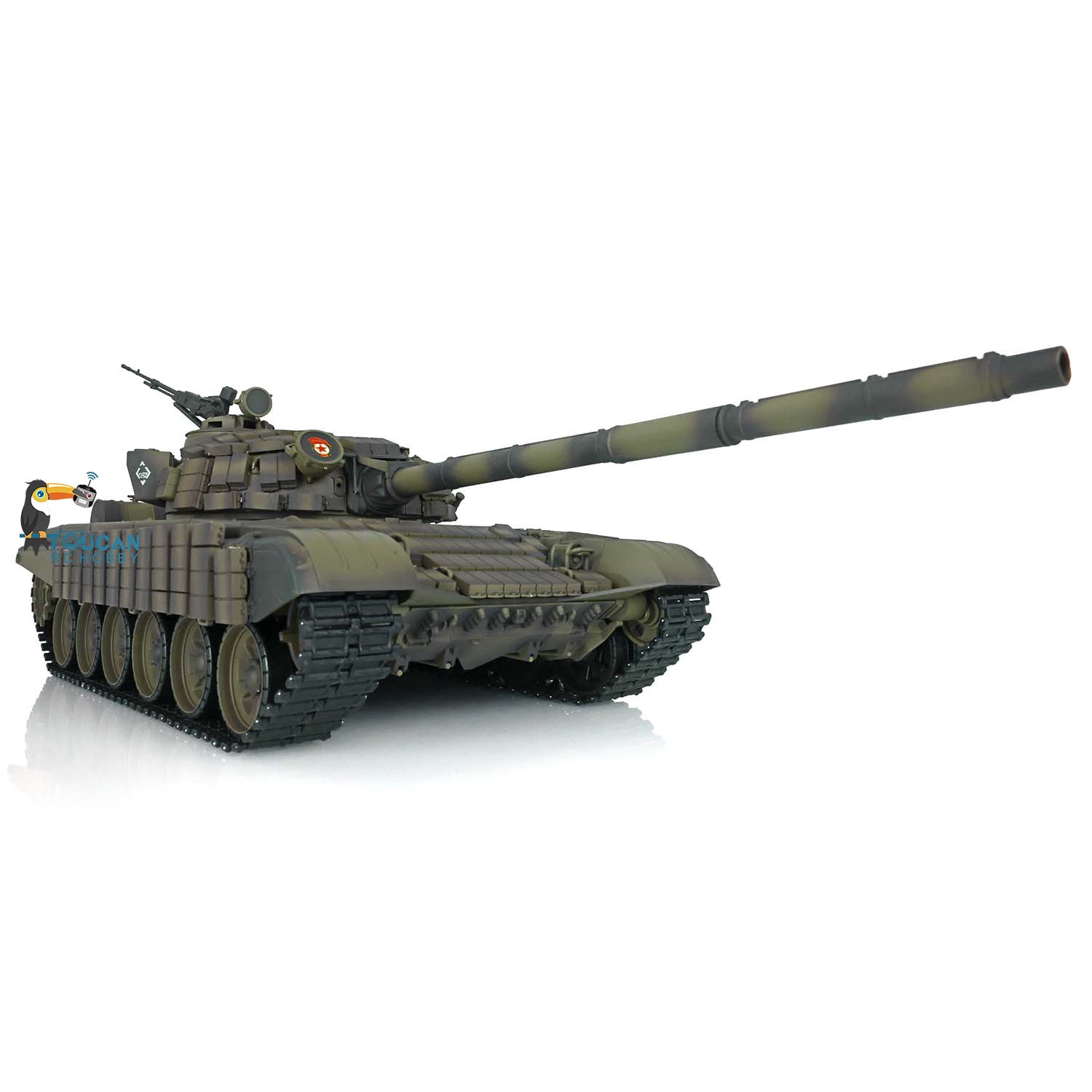 Heng Long T72 1/16 Scale RC Battle Tank - 7.0 Mainboard, Ready-to-Run BB IR Tank Model with Battery | US Stock | Perfect for Military Enthusiasts & RC Hobbyists | Outdoor Play & Collectible Display