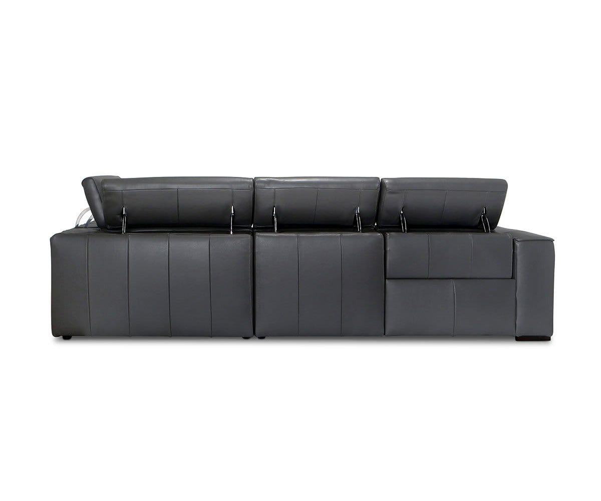Lewen Power Motion Sectional Sofa - Modern Reclining Living Room Couch with USB Charging & Cup Holders - Perfect for Family Movie Nights & Relaxing in Your Home Theater