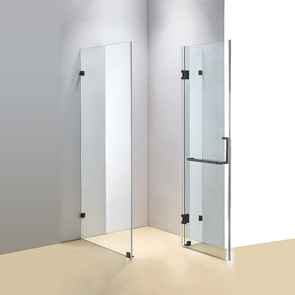 Frameless 10mm Glass Shower Screen 1000 x 700mm - Modern Bathroom Enclosure by Della Francesca | Perfect for Walk-in Showers, Wet Rooms & Spa Bathrooms