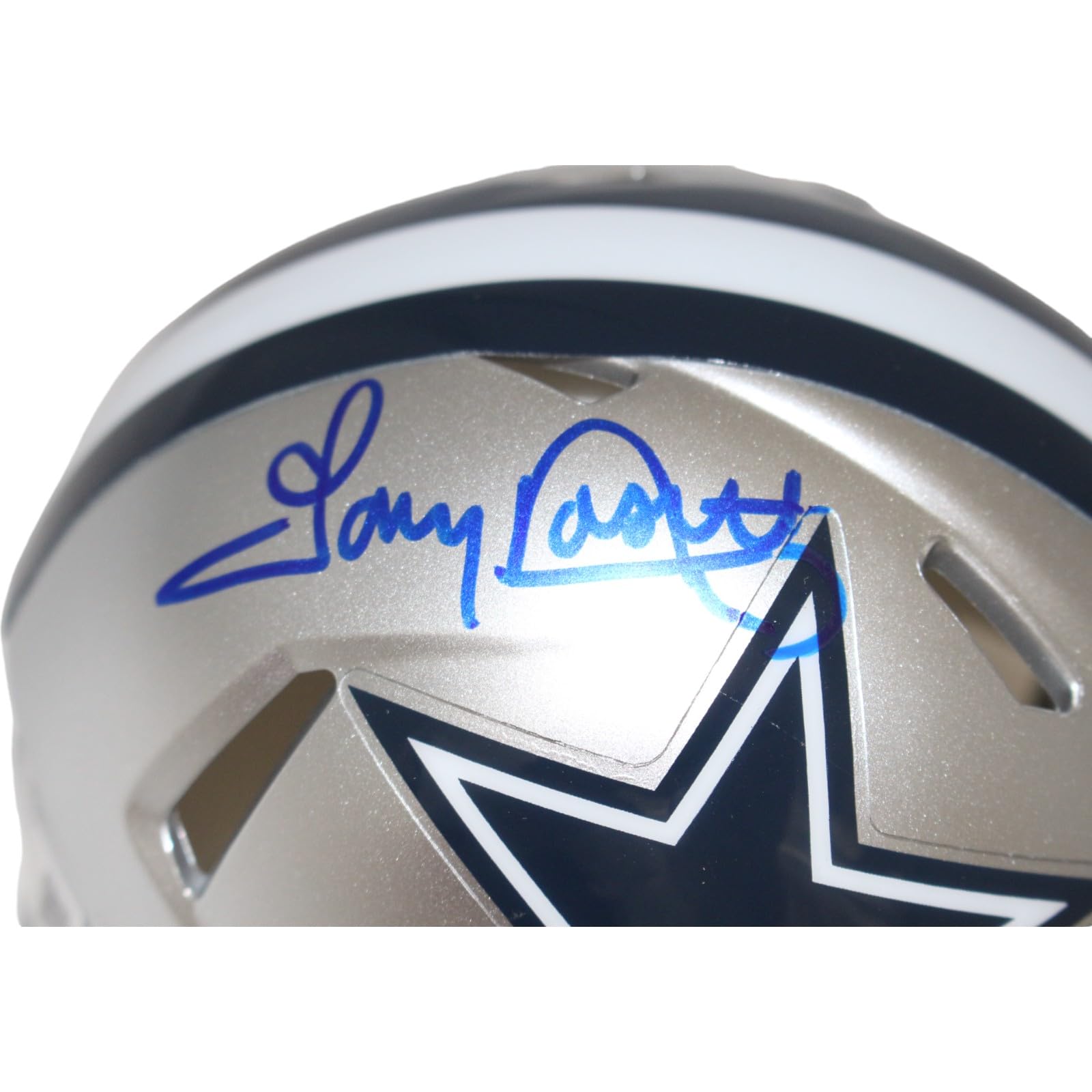 Tony Dorsett Autographed Dallas Cowboys Speed Mini Helmet - Beckett Certified - Perfect for NFL Collectors, Sports Memorabilia Displays & Cowboys Fan Gifts