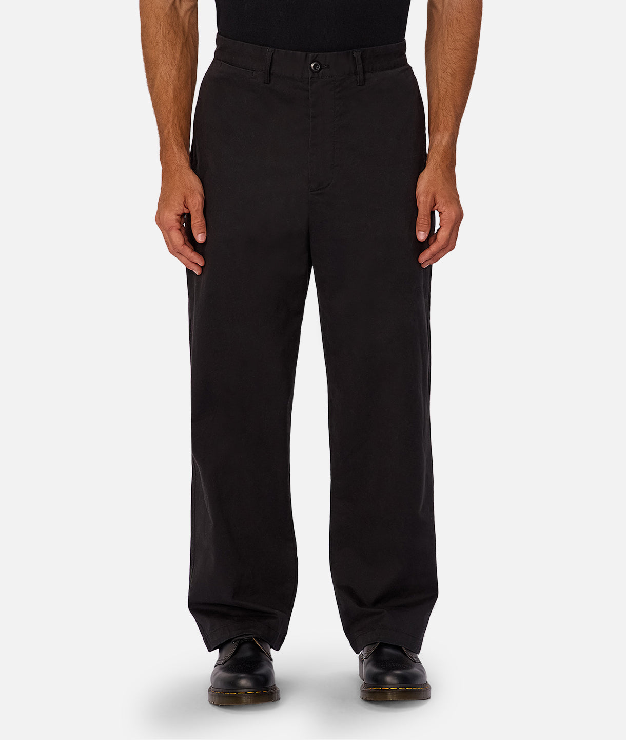 90s Vintage Black Chino Pants for Men - Retro Casual Trousers for Everyday Wear & Street Style Outfits
