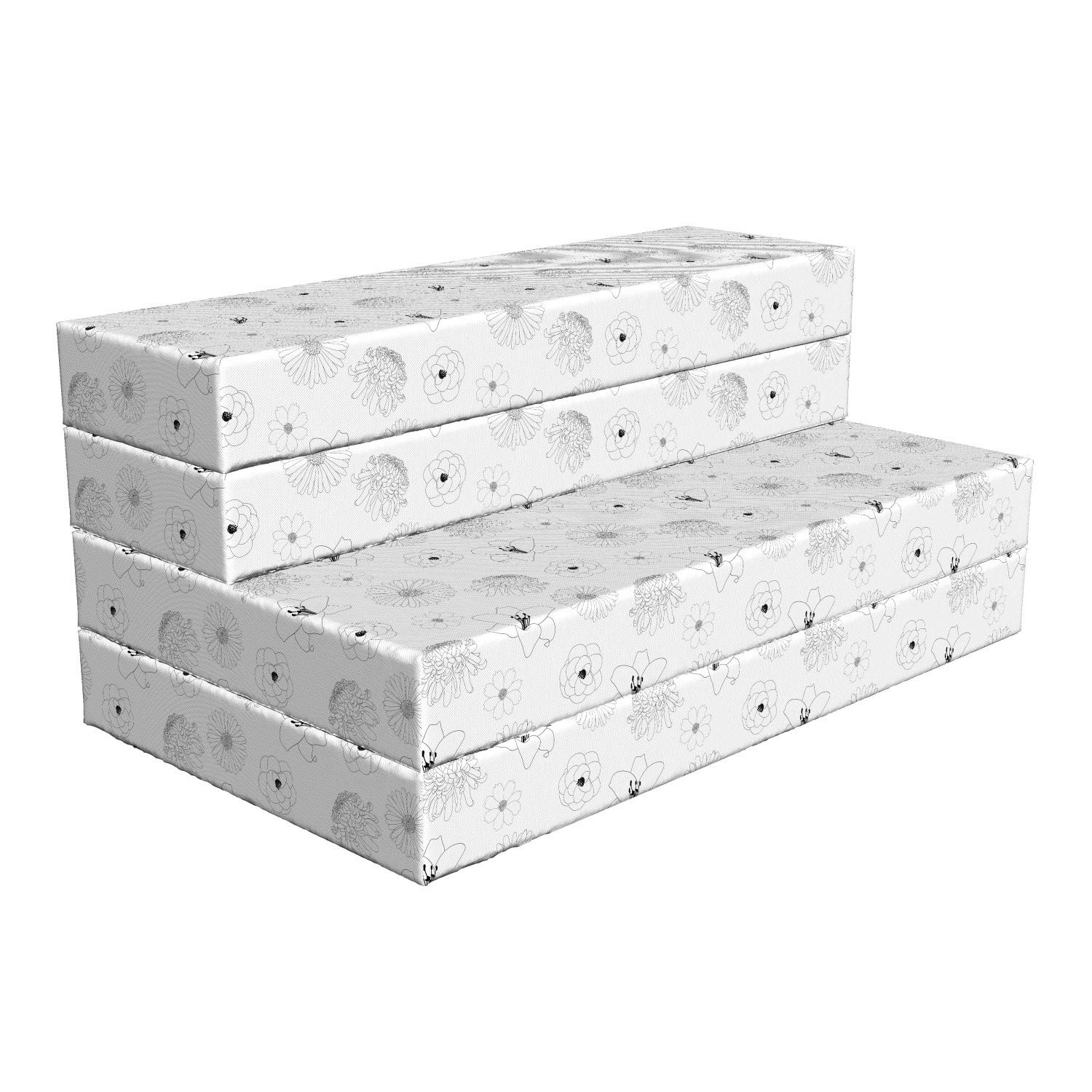 Ambesonne Floral Foldable Mattress - 78.7