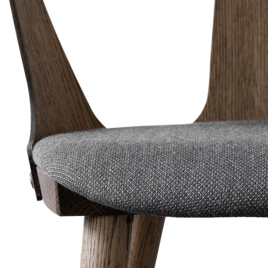 SK2 Modern Dining Chair with Upholstered Seat - Comfortable Kitchen & Dining Room Furniture for Home & Restaurant Use