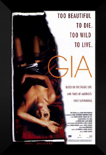 ArtDirect Gia 27x40 Inch Framed Movie Poster - Style A (1998) - Premium Wall Art Decor for Home Theater, Living Room & Office