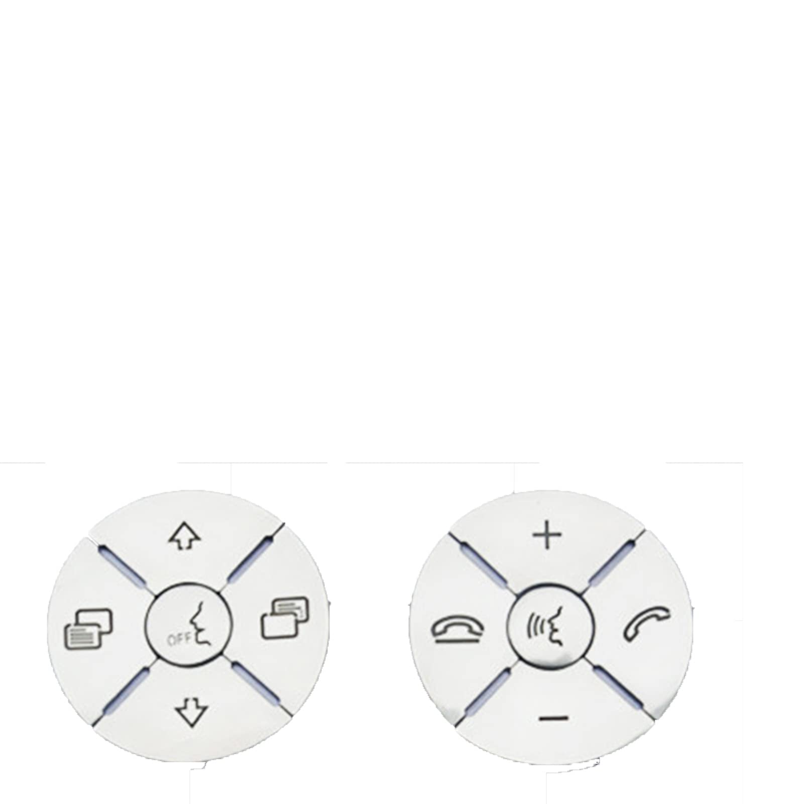 Mercedes Benz C E R S Class W204 W212 GLK X204 CLS GL SLK Steering Wheel Button Decals - Model B 10pcs (Color Options) - Upgrade Your Car Interior & Enhance Driving Experience