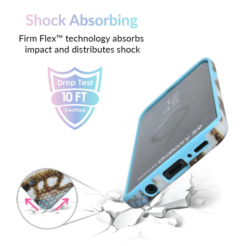 Blue Snakeskin Samsung Galaxy Case - Premium Protective Phone Cover for Samsung Galaxy Series | Durable & Stylish for Everyday Use, Travel, and Outdoor Activities