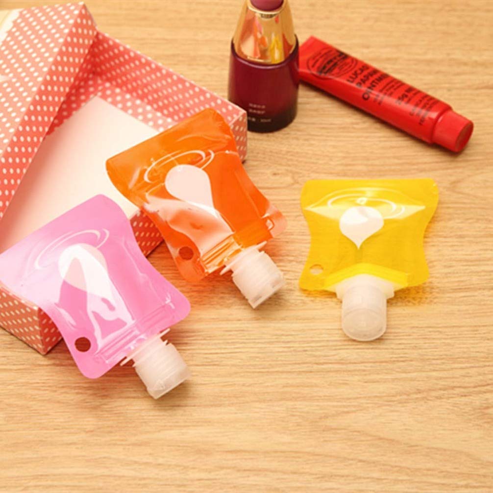 8Pcs Refillable Silicone Travel Bottles for Shampoo, Lotion, Liquid Soap - Leak Proof Cosmetic Containers for Makeup, Cream, Toiletries - Perfect for Air Travel, Gym, Camping, Home & Office Use