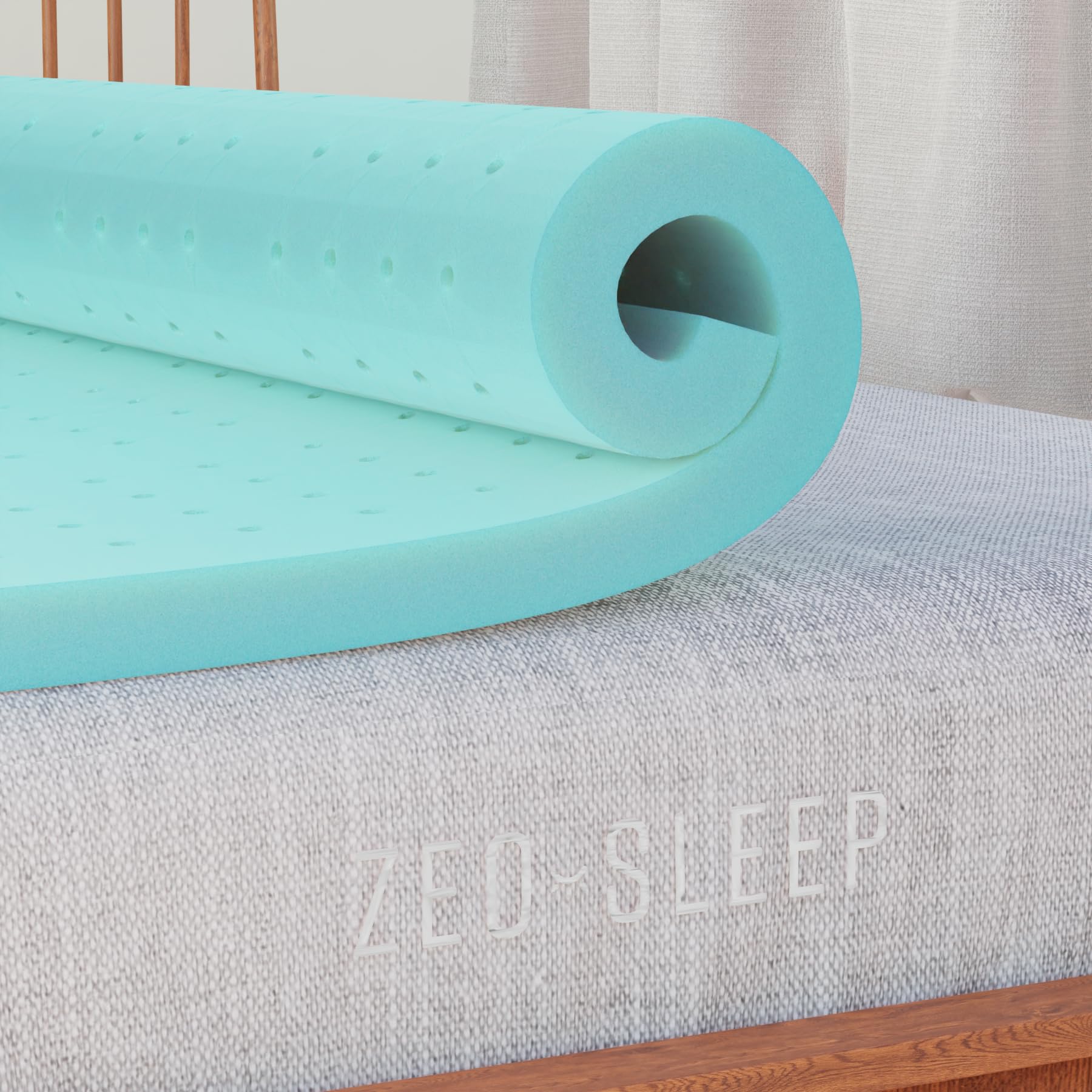 1.5 Inch Firm to Extra Firm Memory Foam Mattress Topper with Removable Cover - Full Size Bed Topper for Overweight Sleepers & Back Pain Relief - Enhanced Support & Pressure Relief for Side, Back & Stomach Sleepers - Perfect for Guest Beds, Dorm Rooms & Home Use