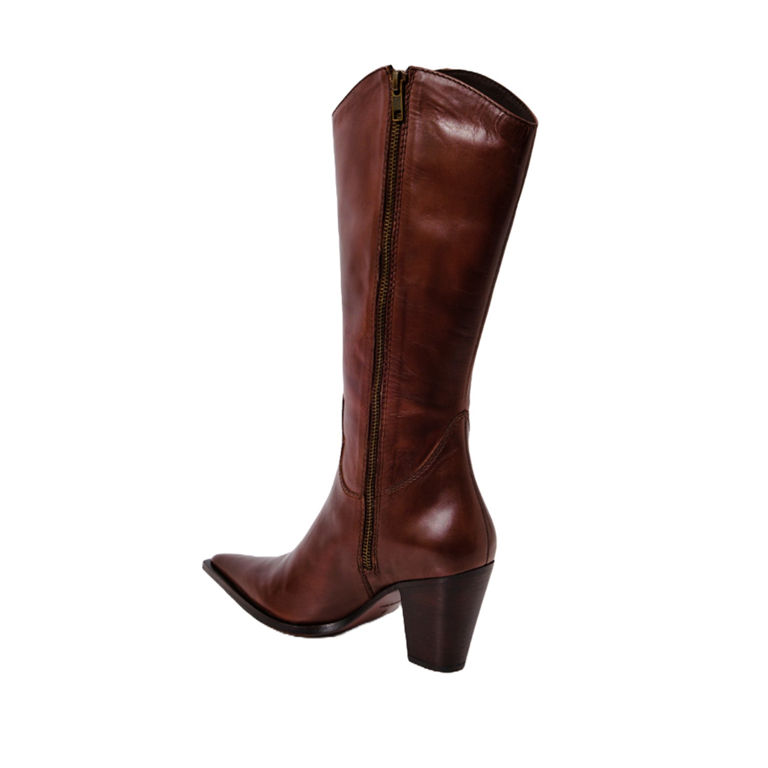 Free People Women's Copenhagen Point Boot in Fudgesicle Brown - Stylish Ankle Boots for Fall & Winter Fashion, Perfect for Casual Outfits, Date Nights and Office Wear