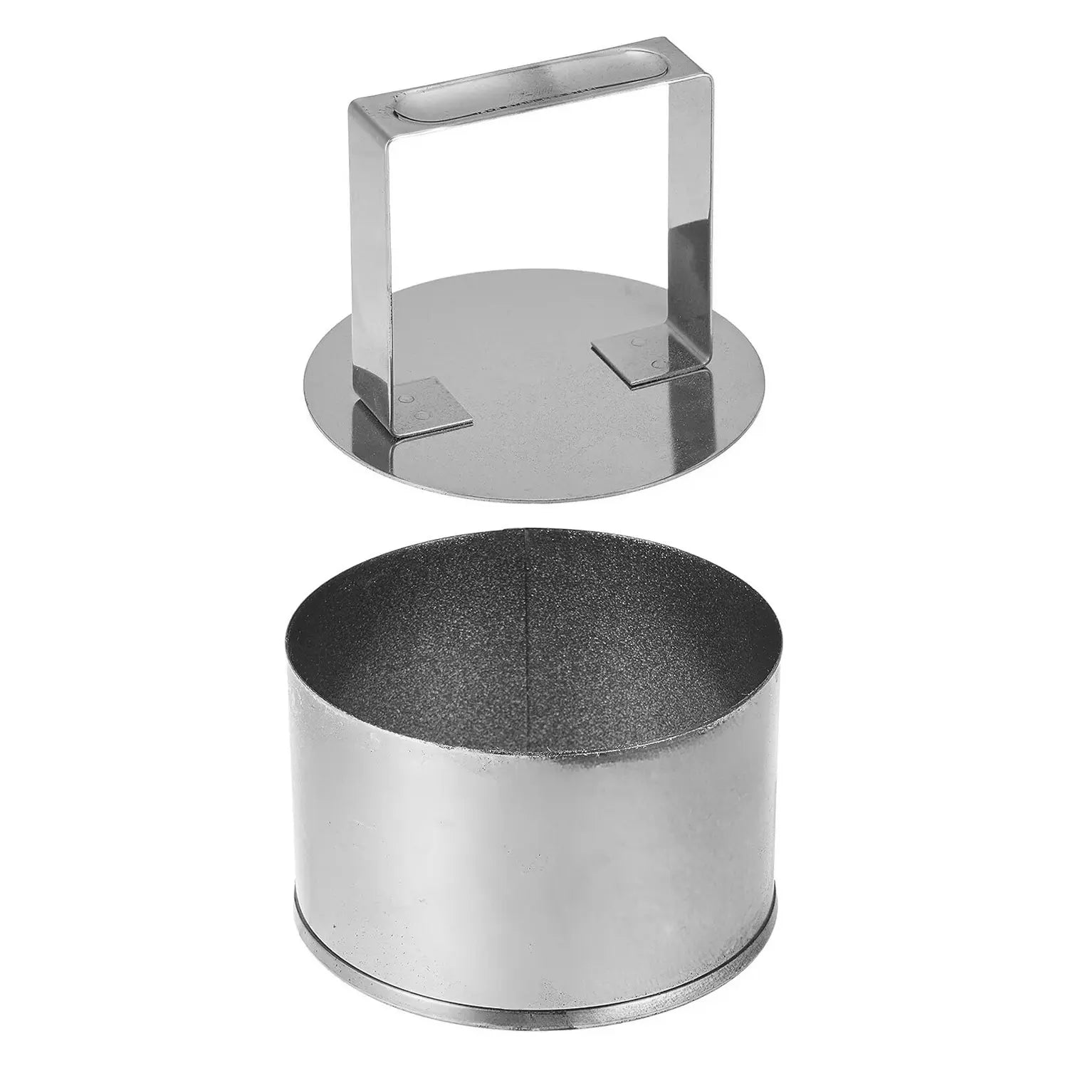 Premium EBM Stainless Steel Rice Mold - Round Shape for Sushi, Onigiri & Bento Boxes | Non-Stick Super Coated Kitchen Tool for Perfect Rice Shaping