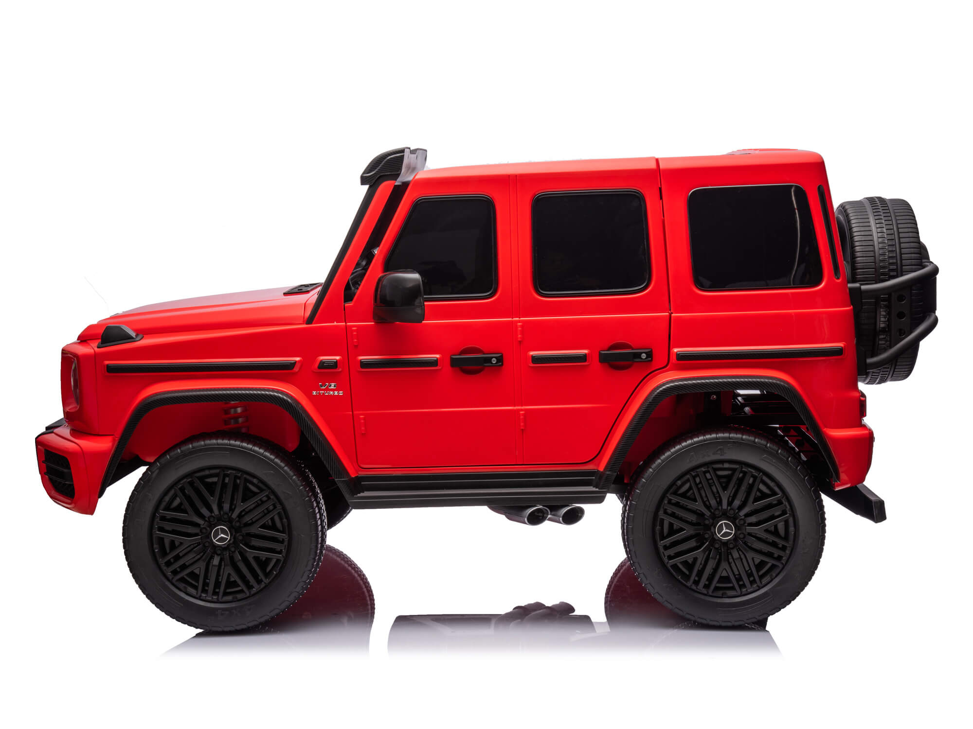 24V 2 Seater Mercedes AMG G63 Kids Electric Ride On SUV with Parental Remote Control & LED Video Screen - Red - Perfect for Outdoor Play, Birthday Gifts & Family Fun