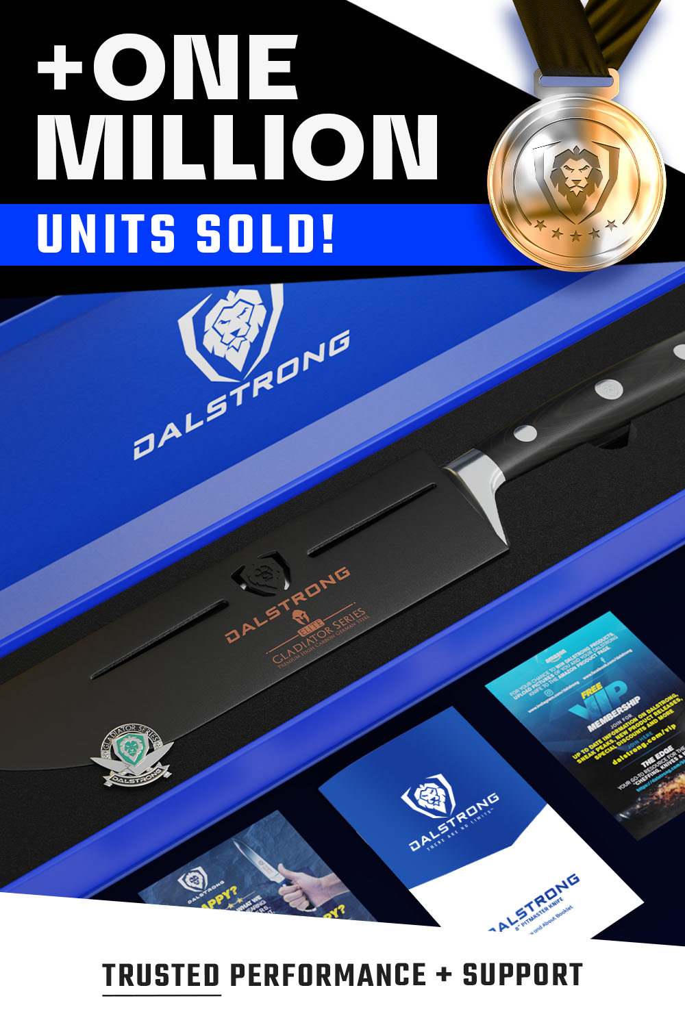 Dalstrong Gladiator Series BBQ Pitmaster Meat Knife 8