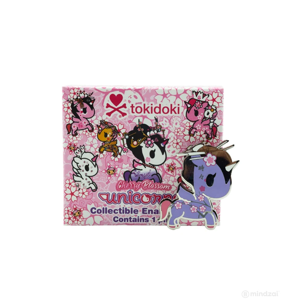 Tokidoki Cherry Blossom Enamel Pin Blind Box Collection - Cute Japanese-Inspired Collectible Pins for Backpacks, Jackets & Pin Boards (12 Styles)