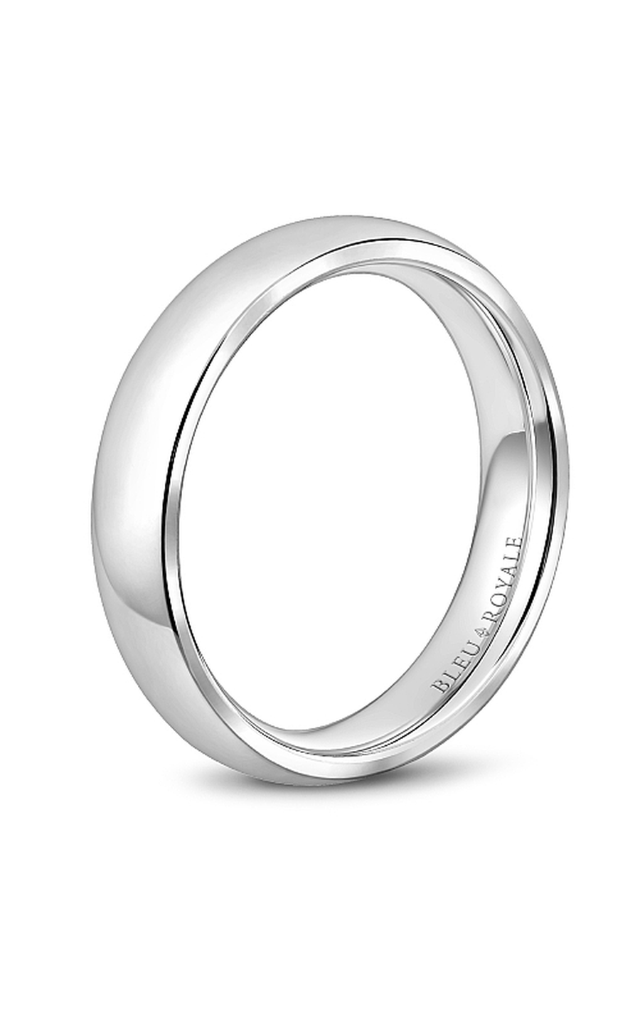Bleu Royale Men's Wedding Band Ring - 8mm Comfort Fit Tungsten Carbide with Brushed Finish - Perfect for Engagement, Anniversary & Special Occasions